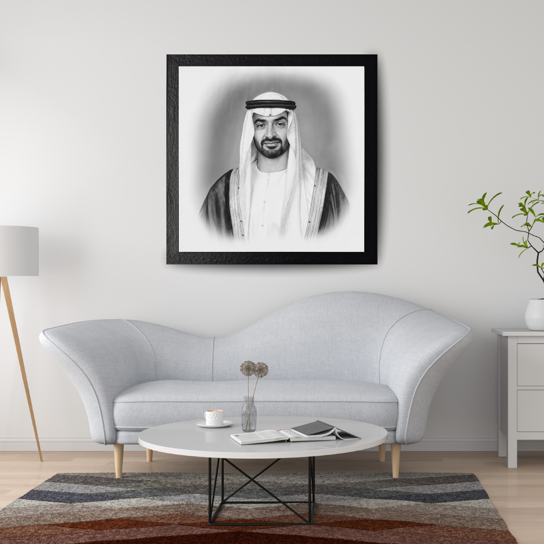 His Highness Sheikh Mohammed Bin Zayed Al Nahyan Art Print