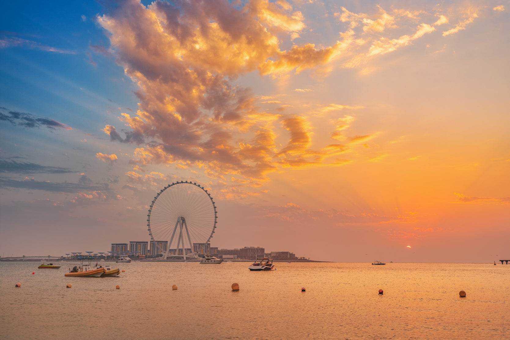 Sunset at Ain Dubai Wall Art - beink online art store