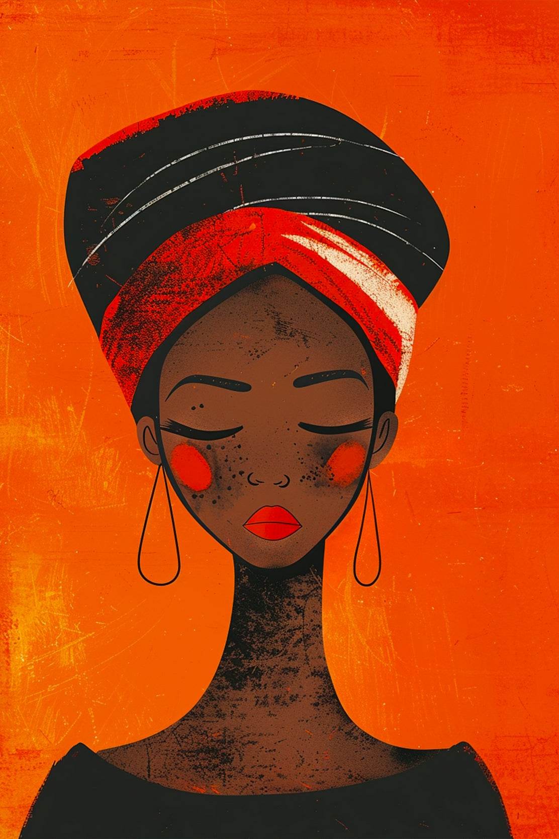African Beauty Wall Art - beink online art store