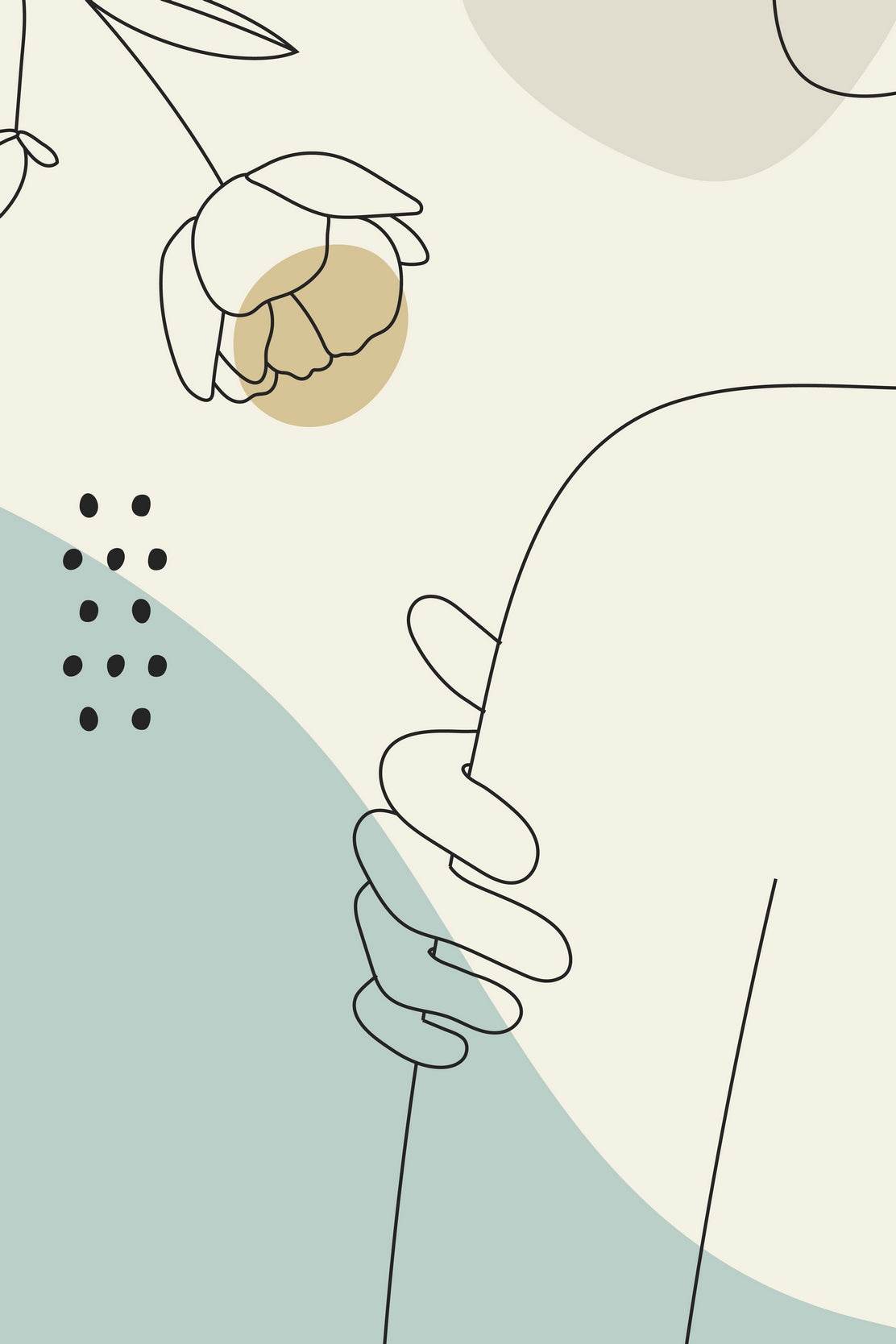 Emotional Woman Painting Wall Art - beink online art store