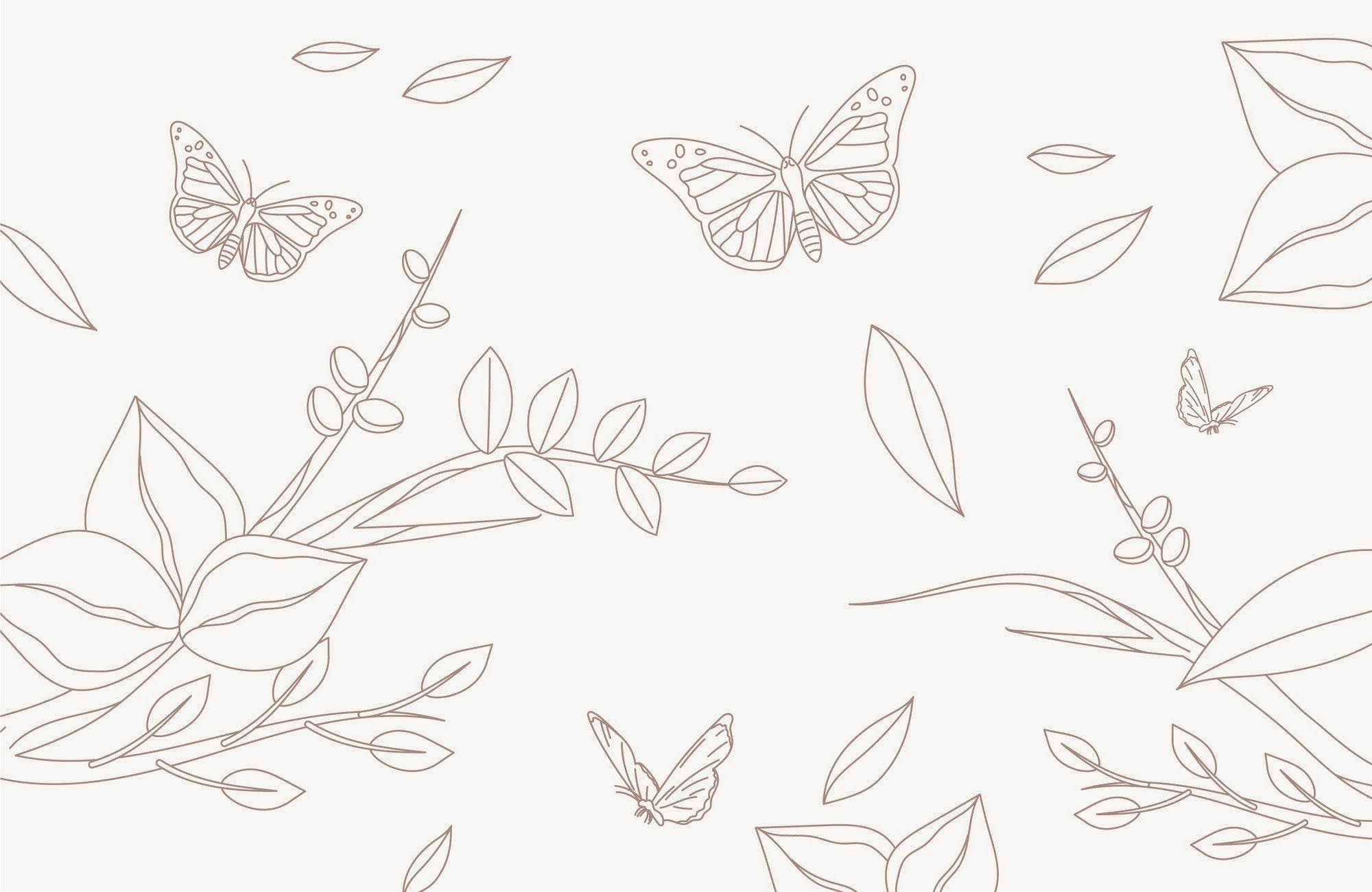 Miniature Landscape of Nature Line Art - beink online art store