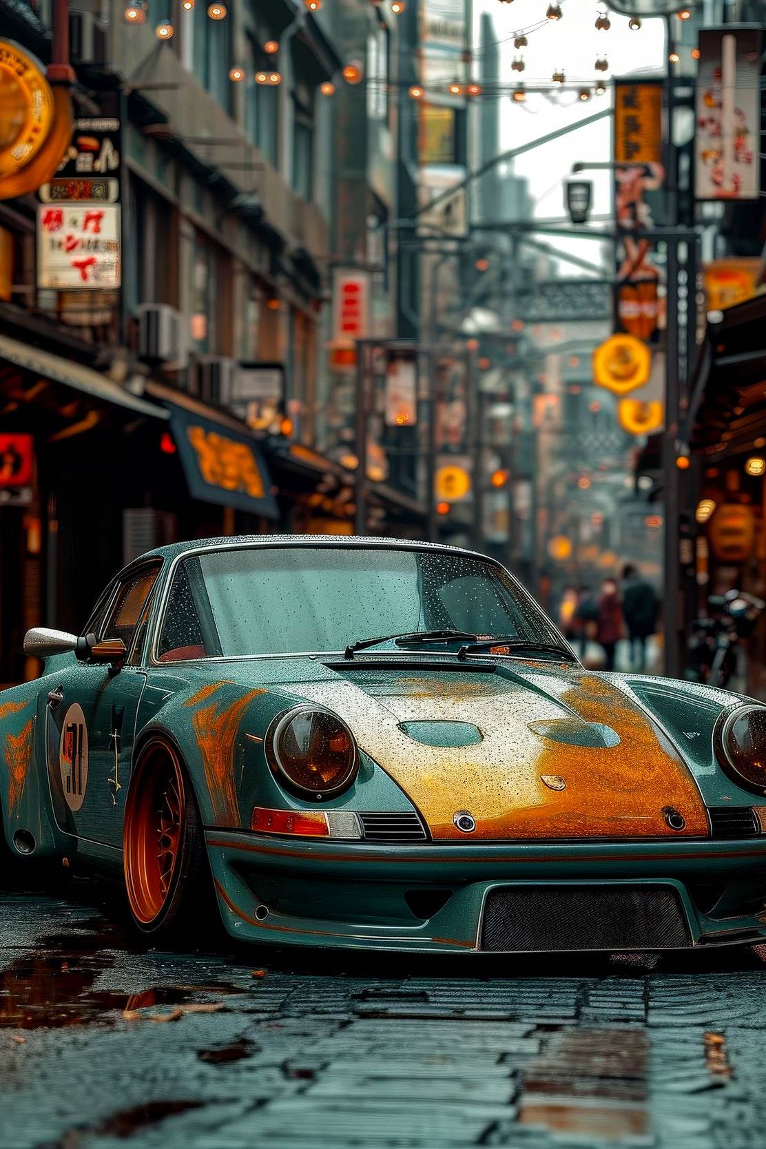 Porsche RSR Turbo Wall Art - beink online art store