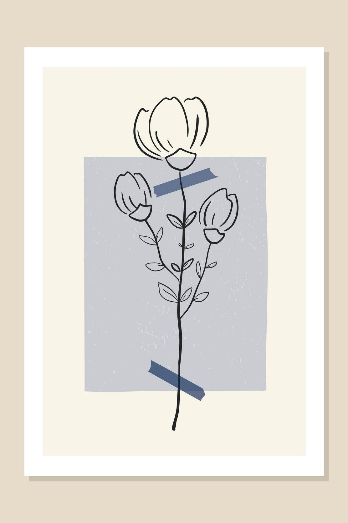 Painted Roses Wall Art - beink online art store