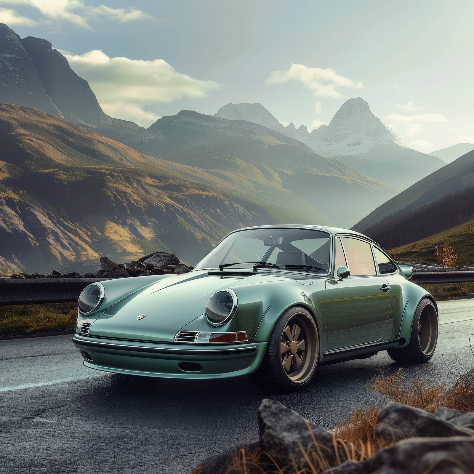 Porsche 911 RSR Turbo Wall Art - beink online art store