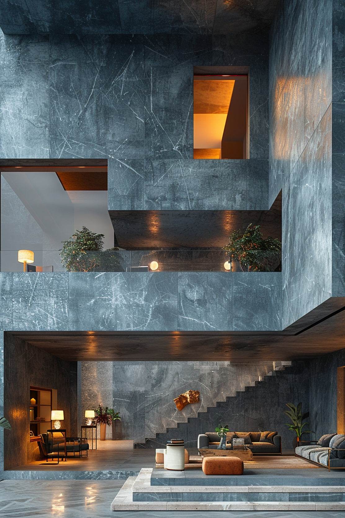 Internal Granite Facade Wall Art - beink online art store