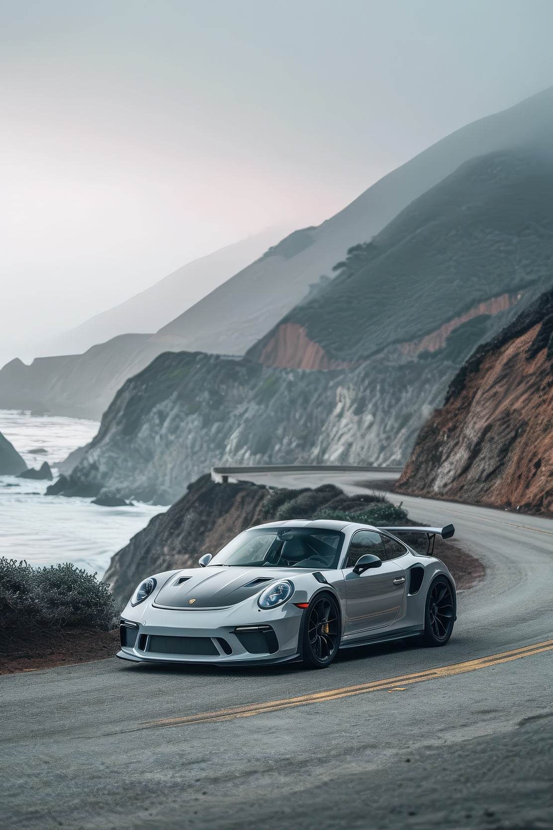 Porsche 911G Silver Wall Art - beink online art store