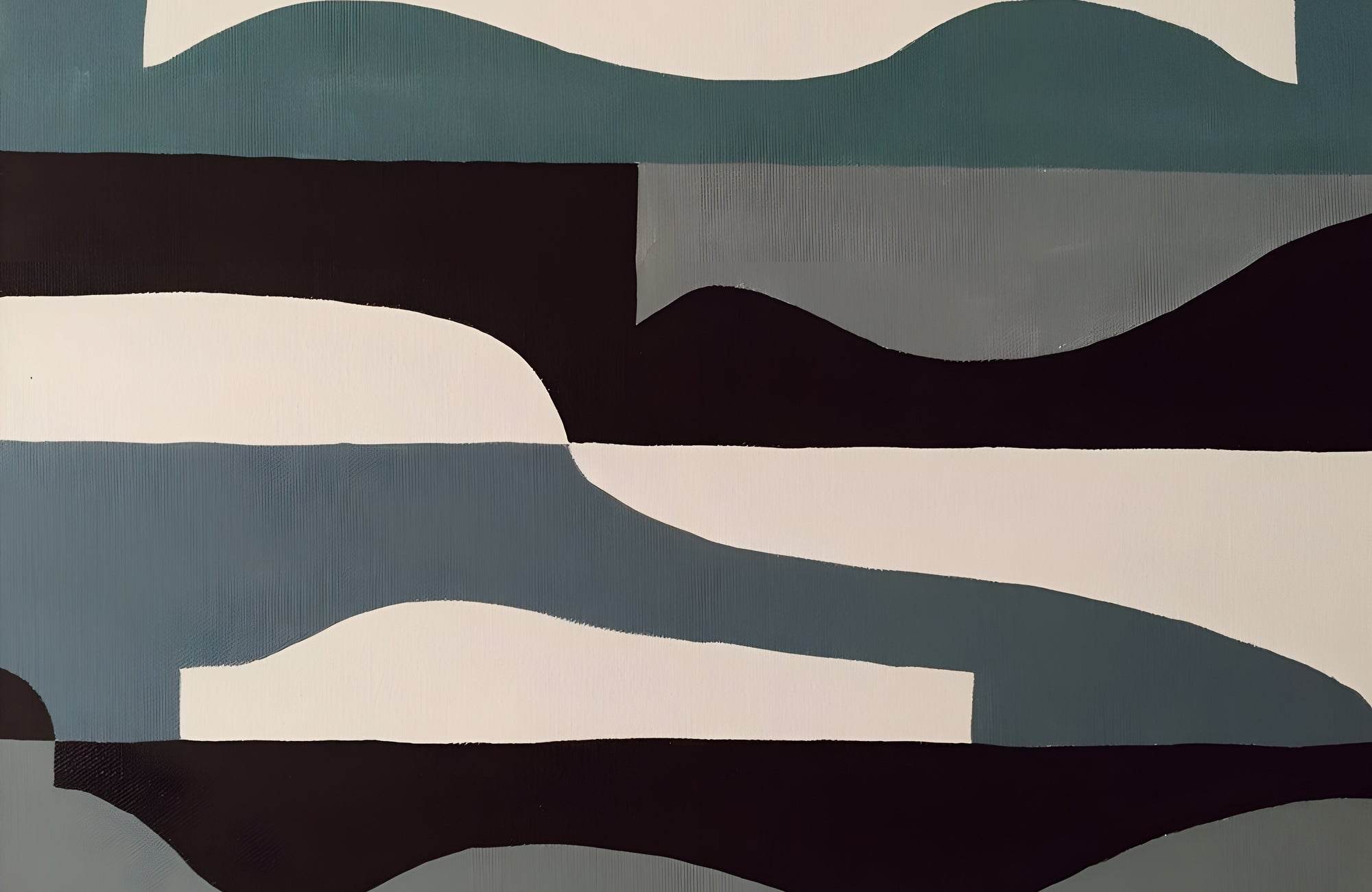 Geometric Tide Modern Wall Art - beink online art store