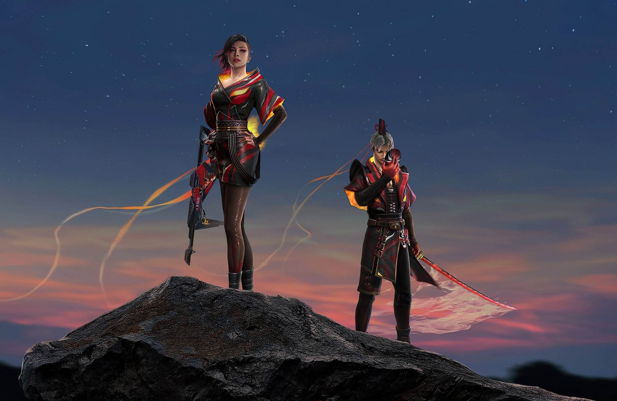 Ronin The Green Garena Free Fire Gaming Wall Art - beink online art store