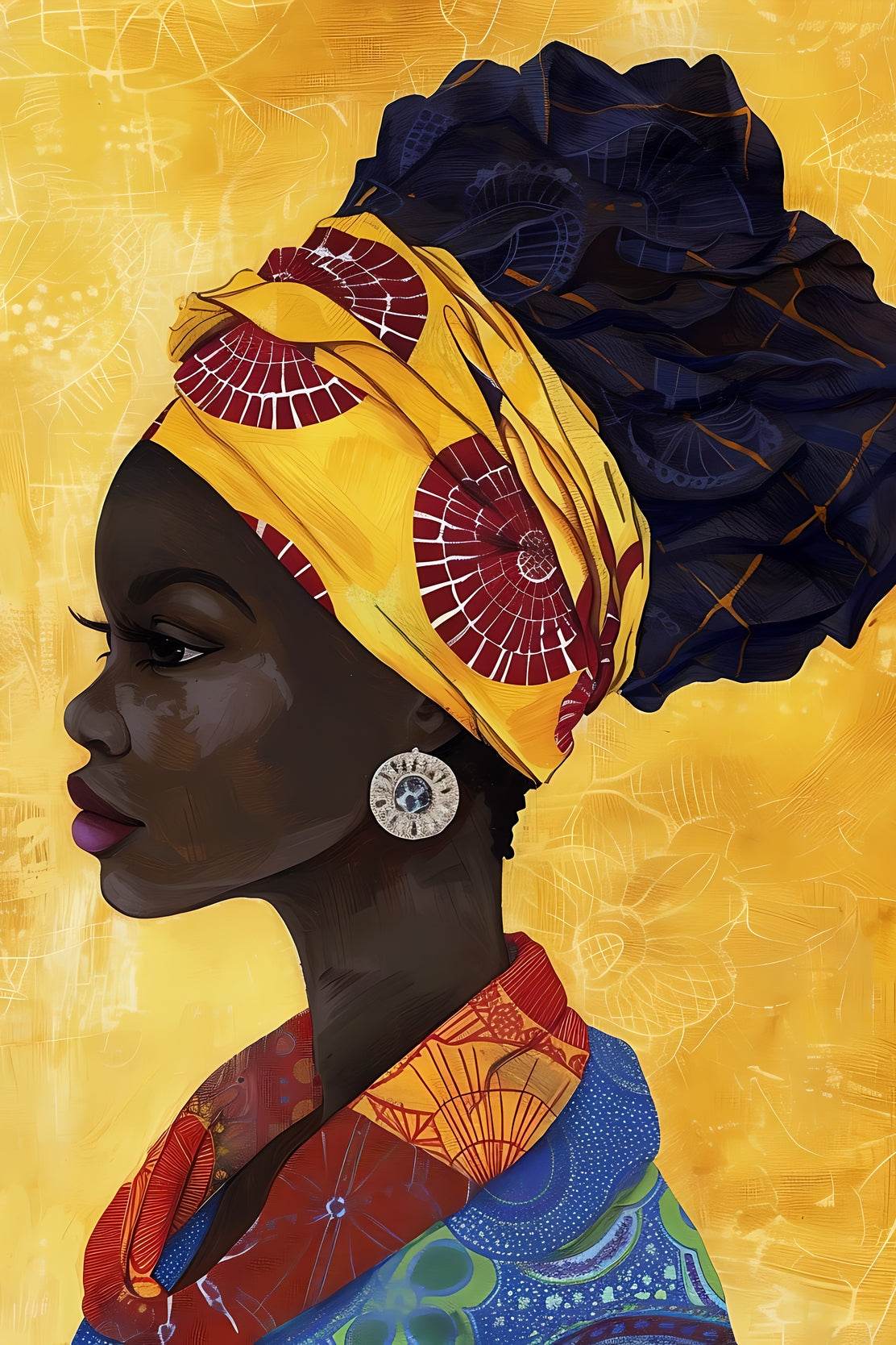 Modern African Women Wall Art - beink online art store