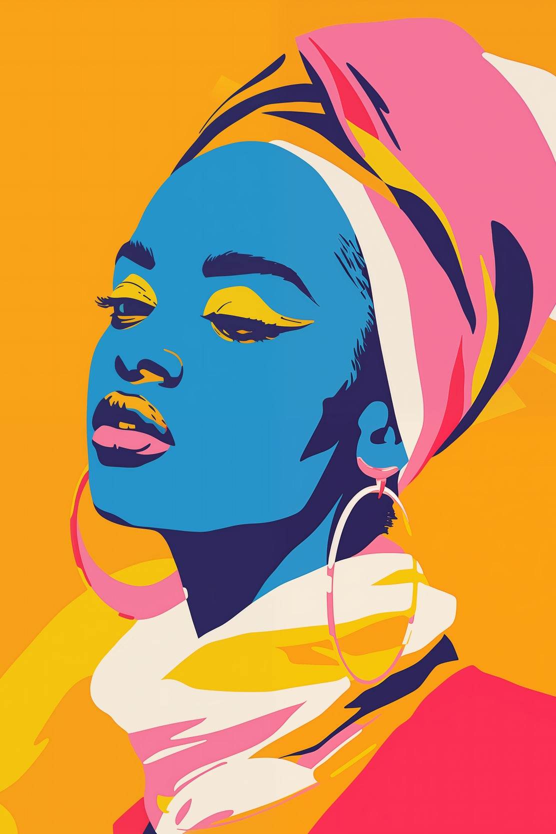 Abstract Woman Wall Art - beink online art store