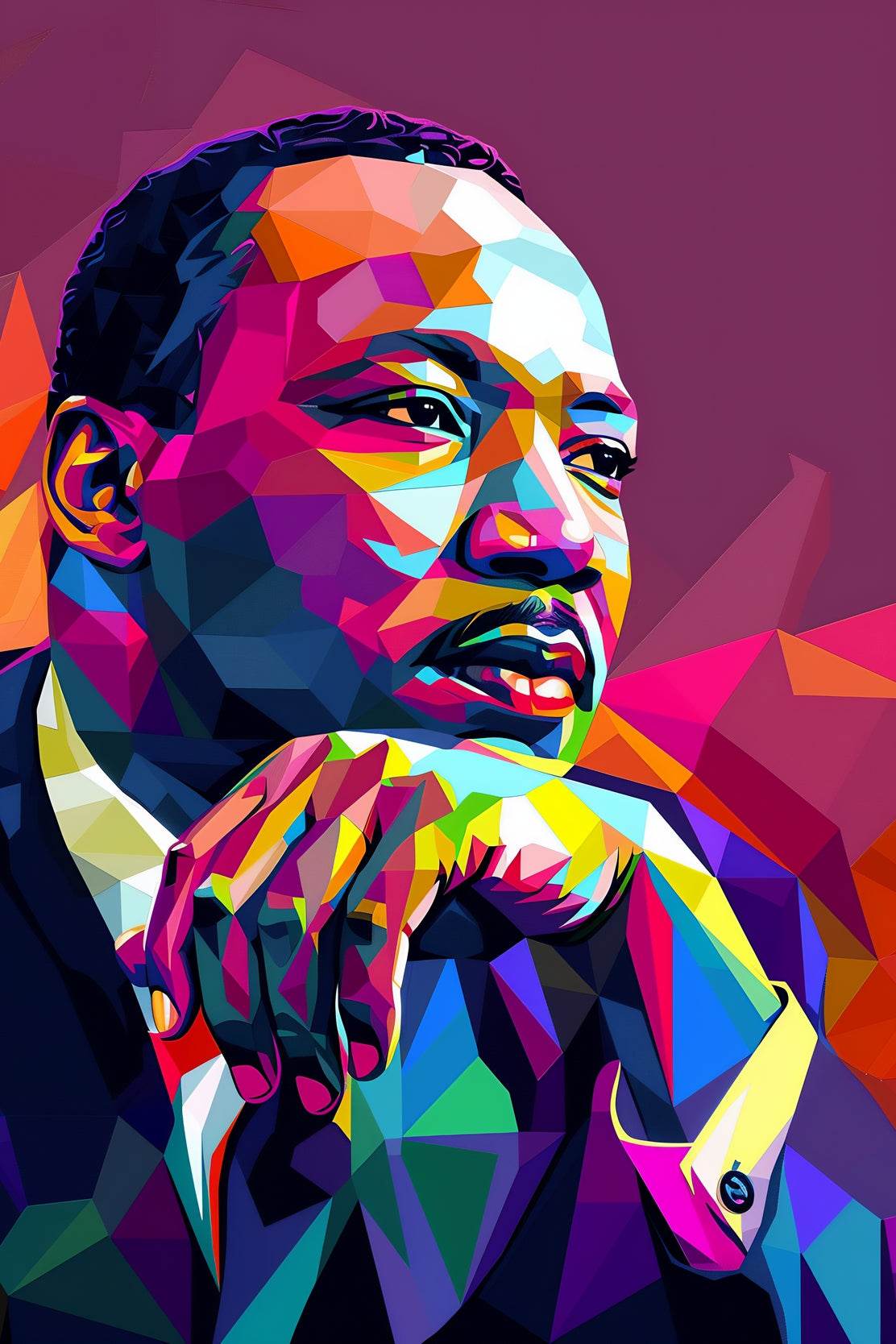 Murthure Luther King Mosaic - beink online art store