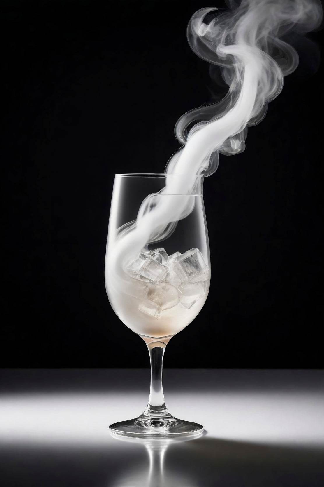 Dry Ice In A Glass Wall Art - beink online art store