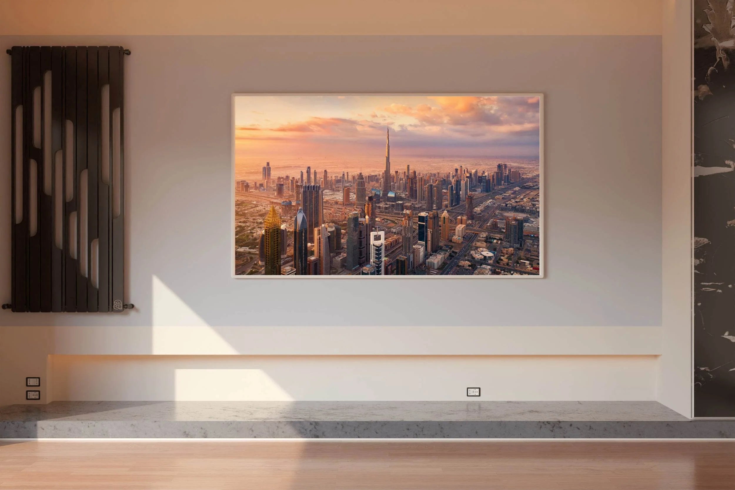 Glowing City Wall Art - beink online art store