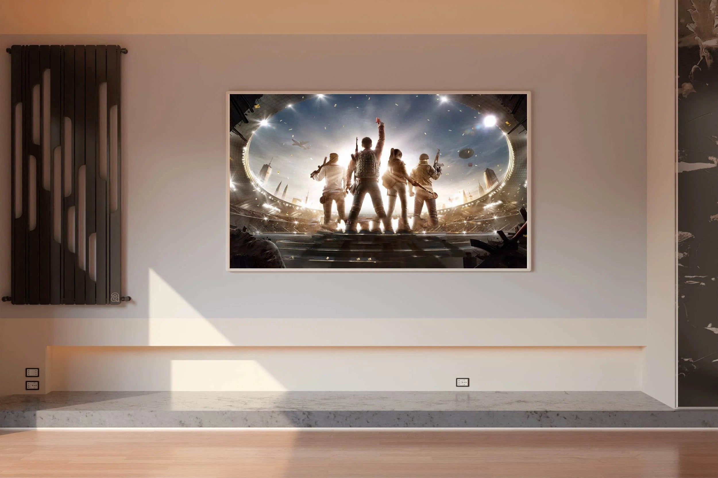 PUBG in Stadium Gaming Wall Art - beink online art store