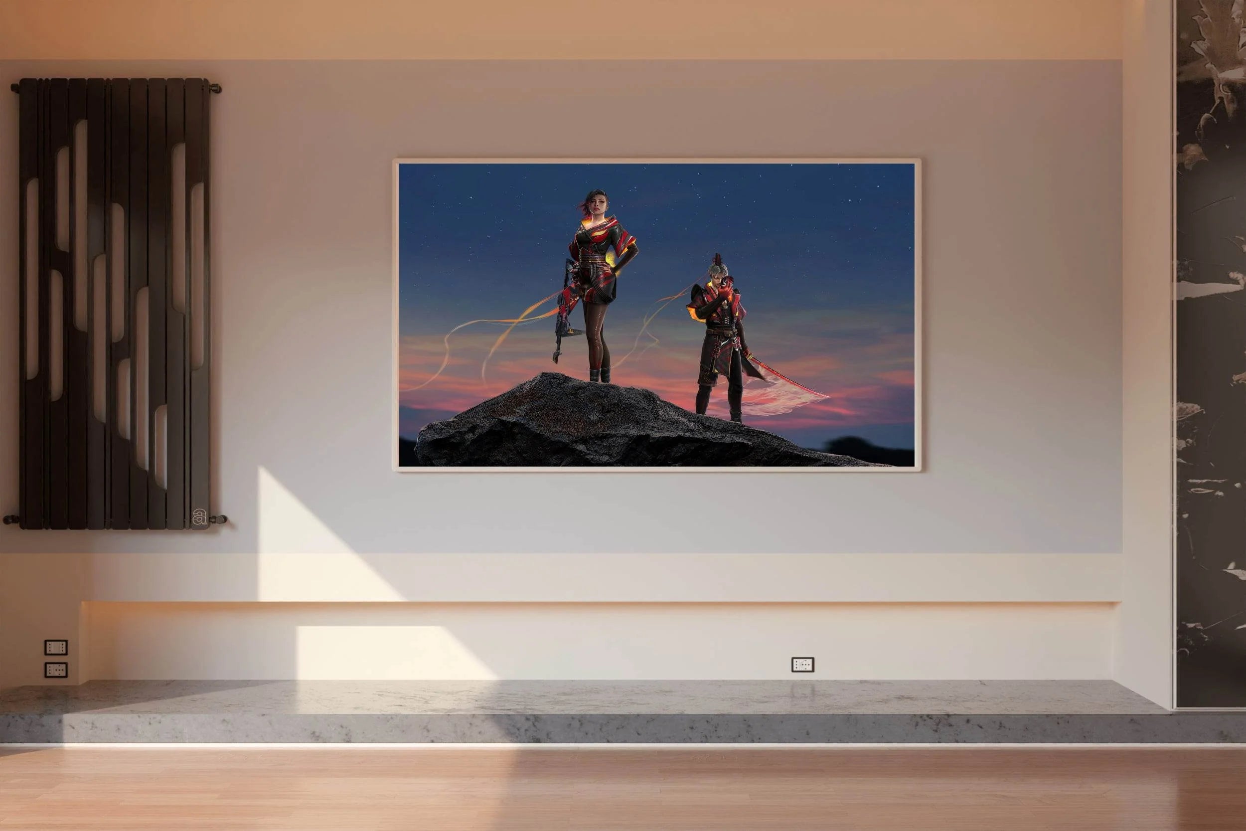 Ronin The Green Garena Free Fire Gaming Wall Art - beink online art store