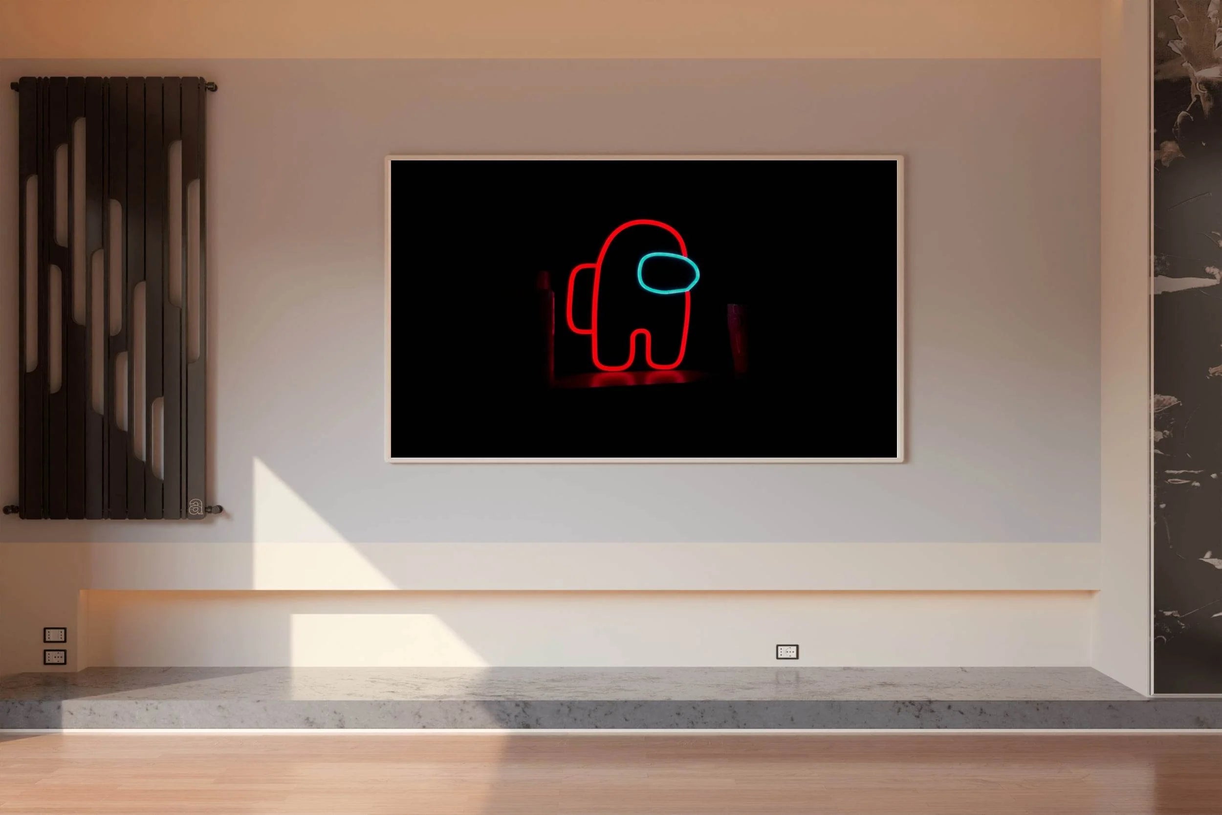 Neon Among us Gaming Wall Art - beink online art store