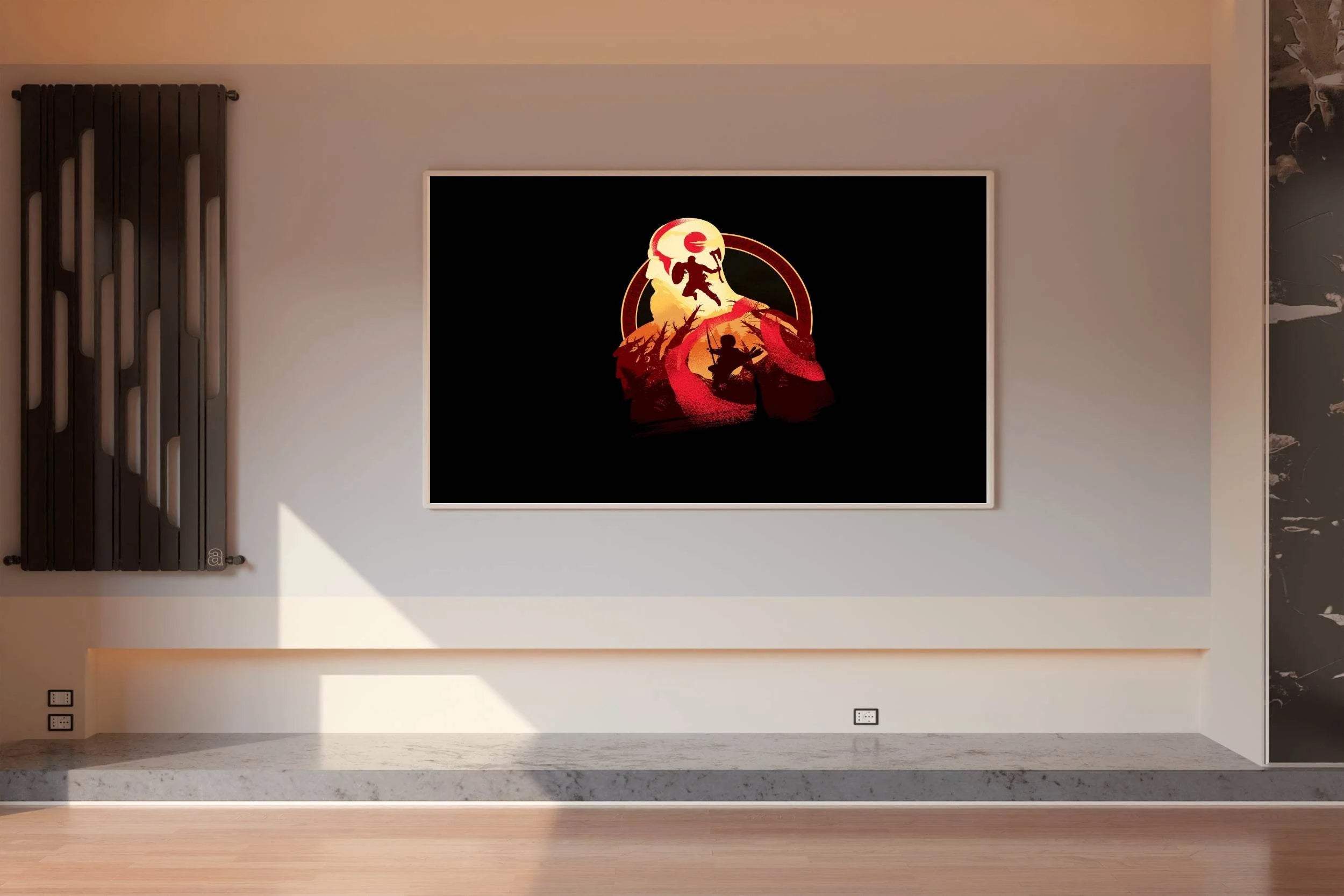 God of War Kratos Gaming Wall Art - beink online art store
