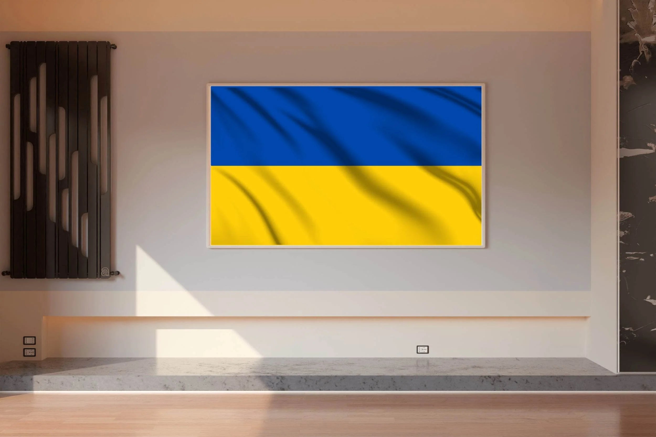 Ukraine National Flag Wall Art - beink online art store