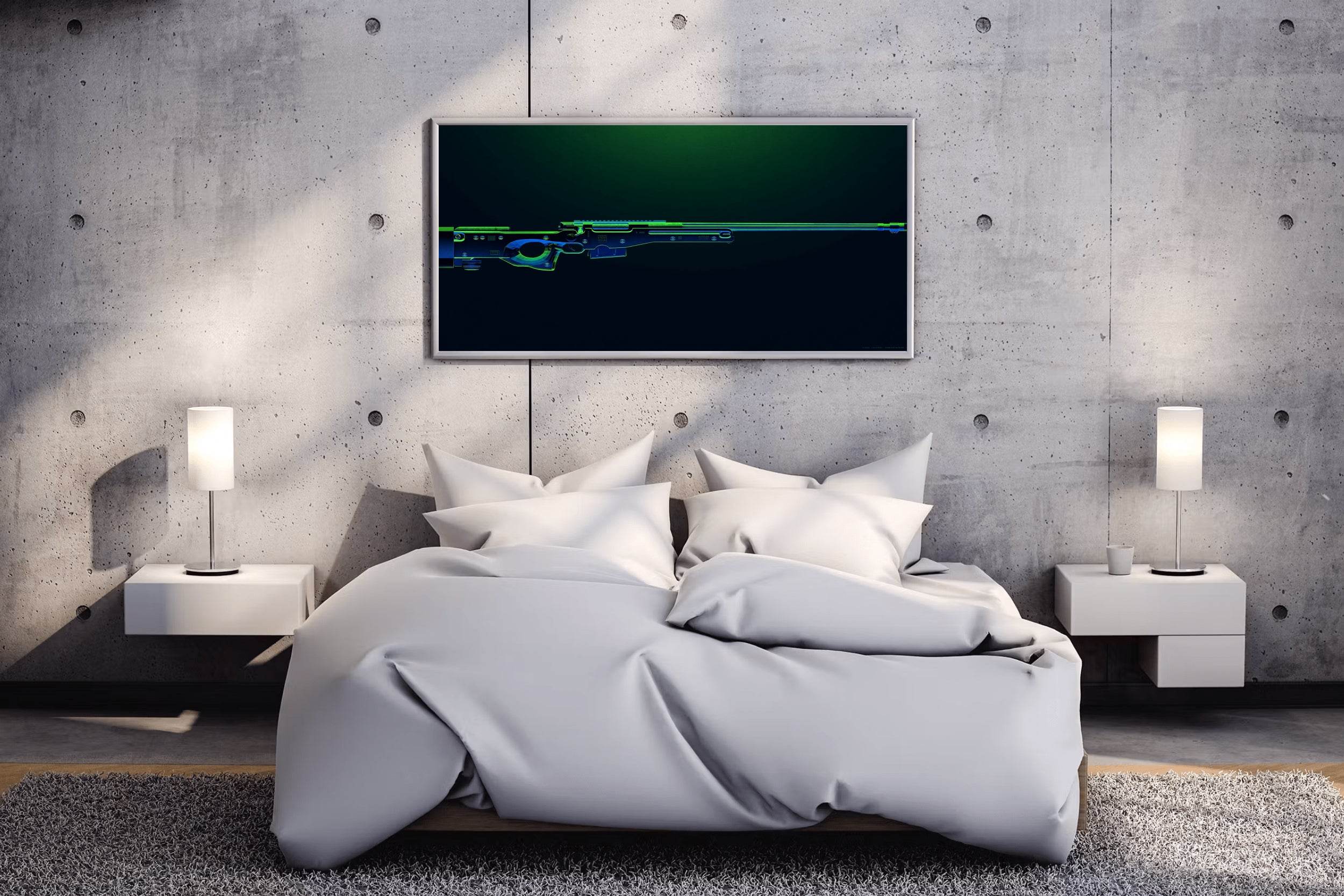 PUBG Weapon Gaming Wall Art - beink online art store