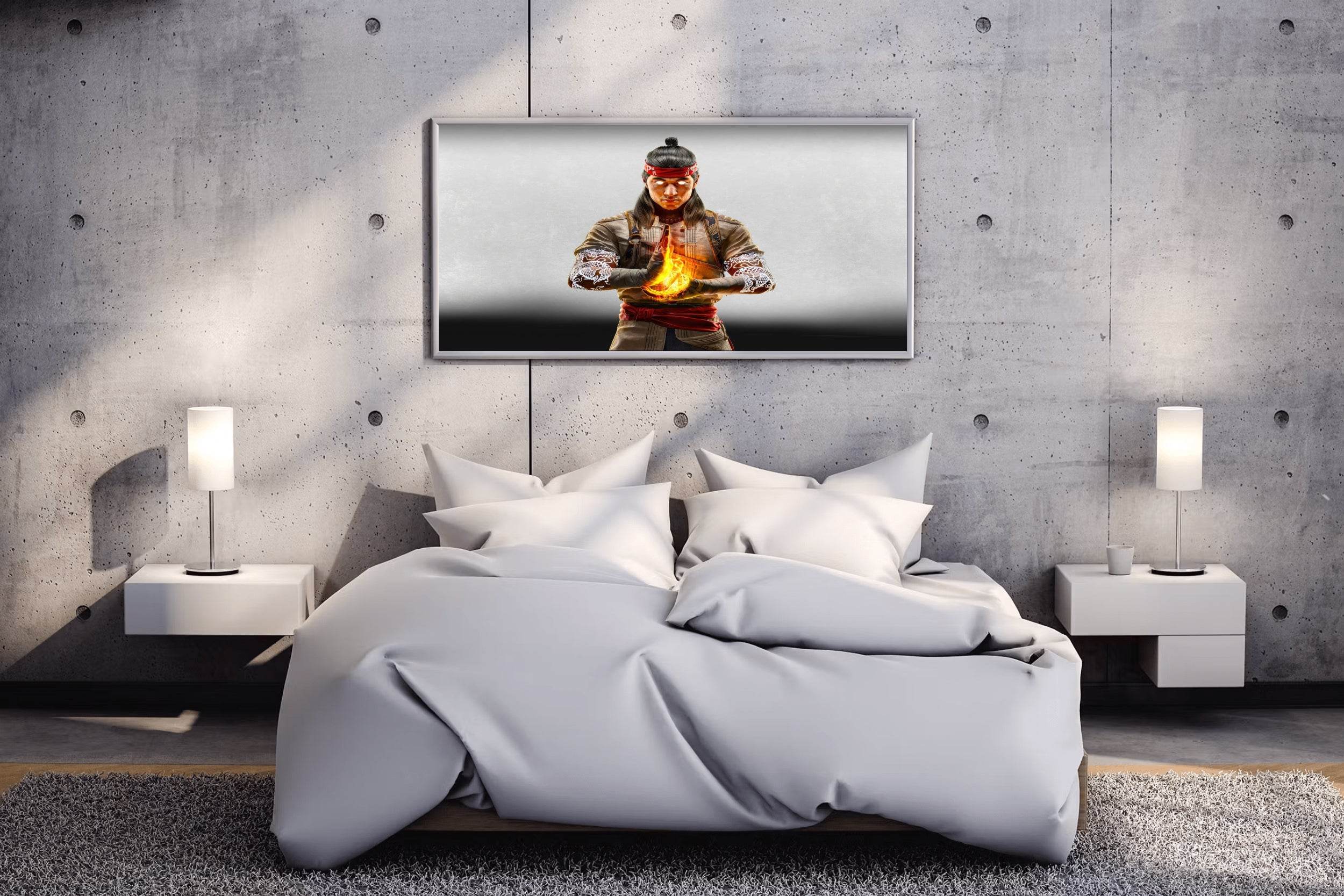 Mortal Kombat Liu Kang Gaming Wall Art - beink online art store