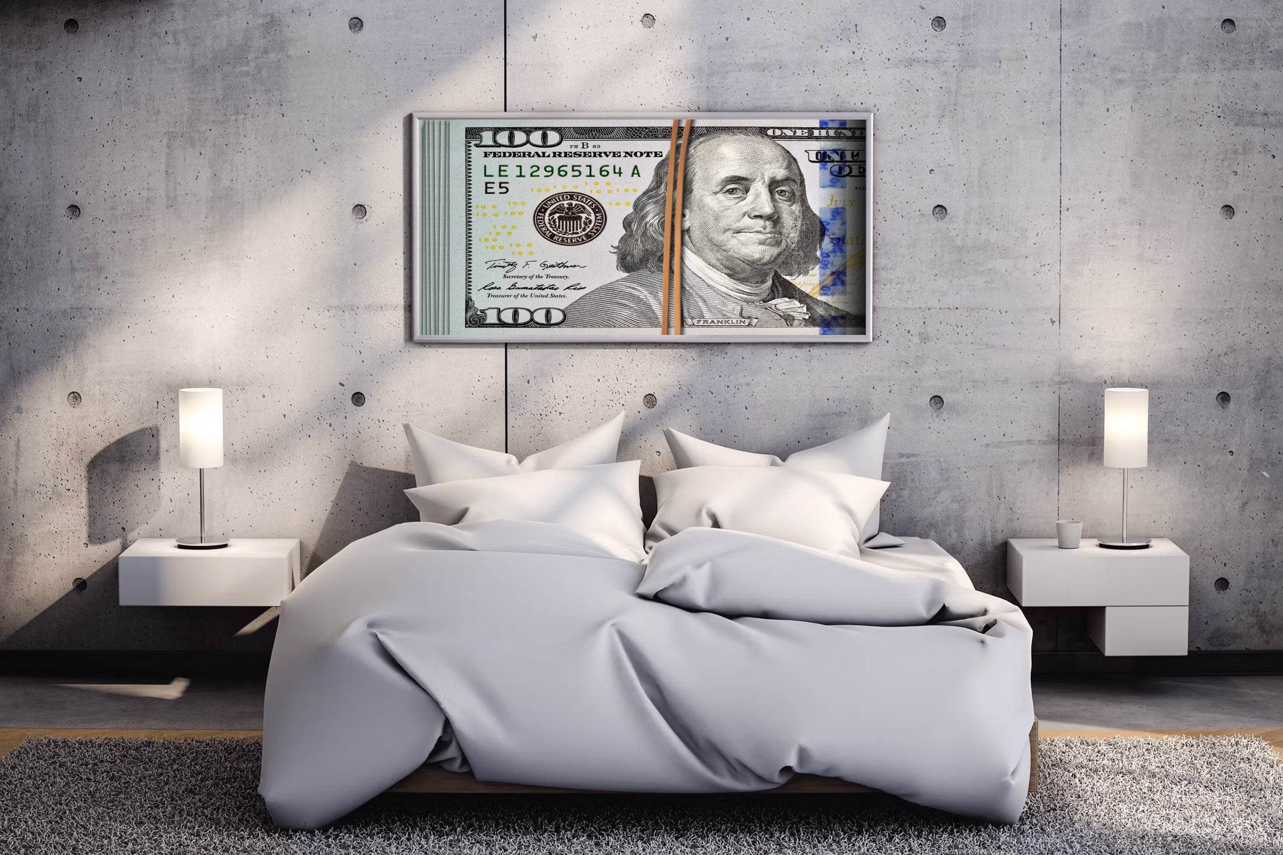 Portrait of Benjamin Franklin Wall Art - beink online art store