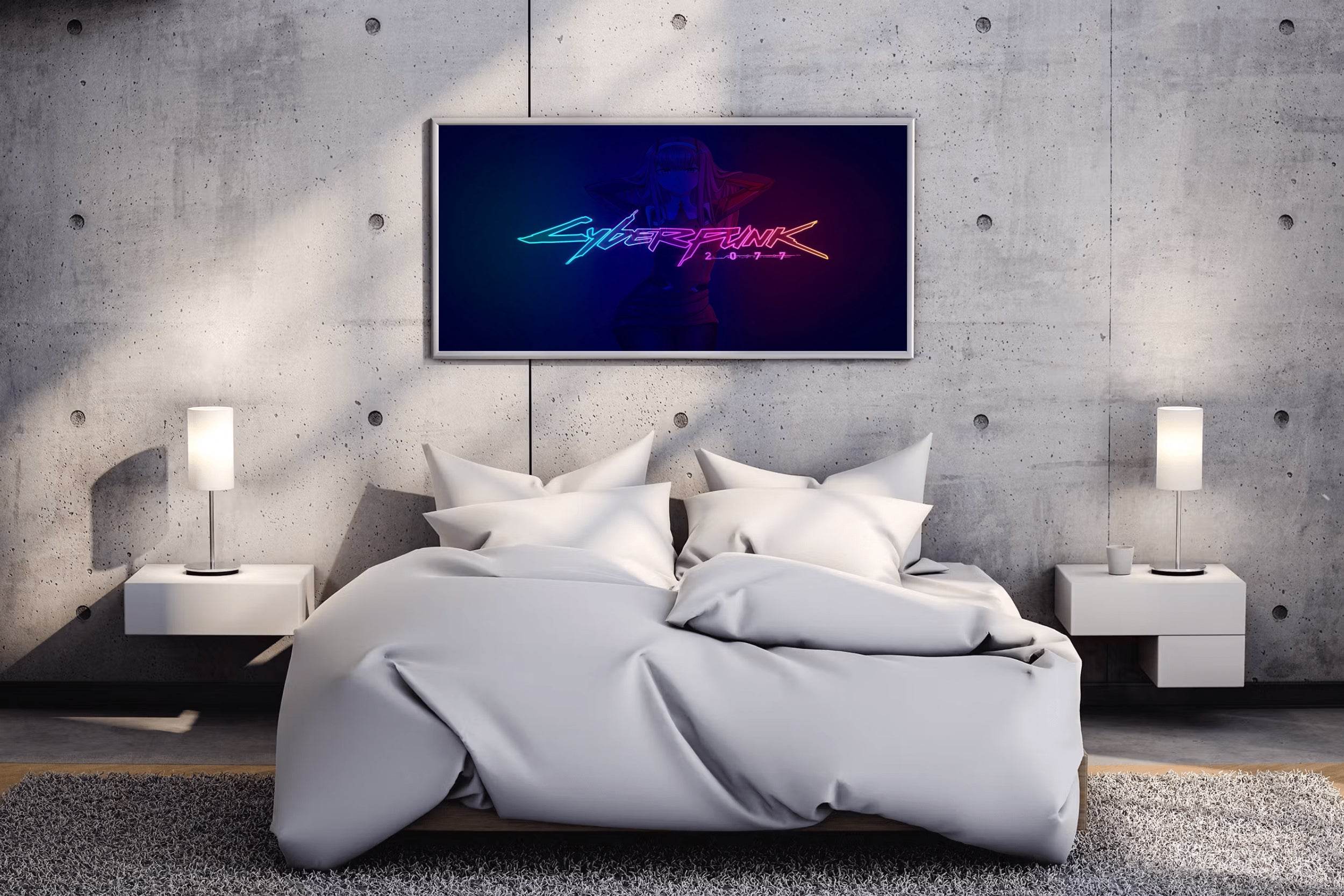 CYBERPUNK 2077 Anime Gaming Wall Art - beink online art store