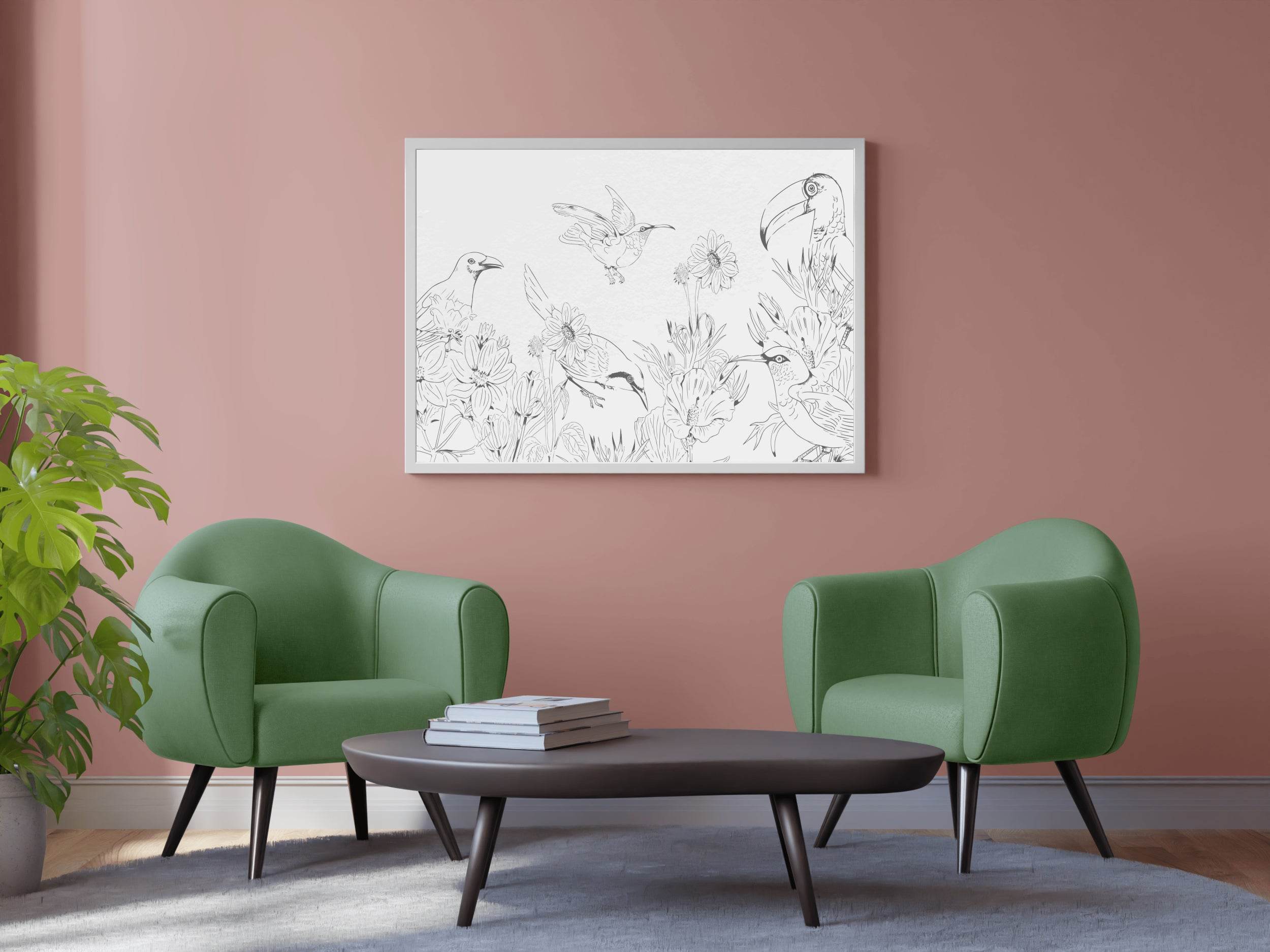 Beautiful Birds Wall Art - beink online art store