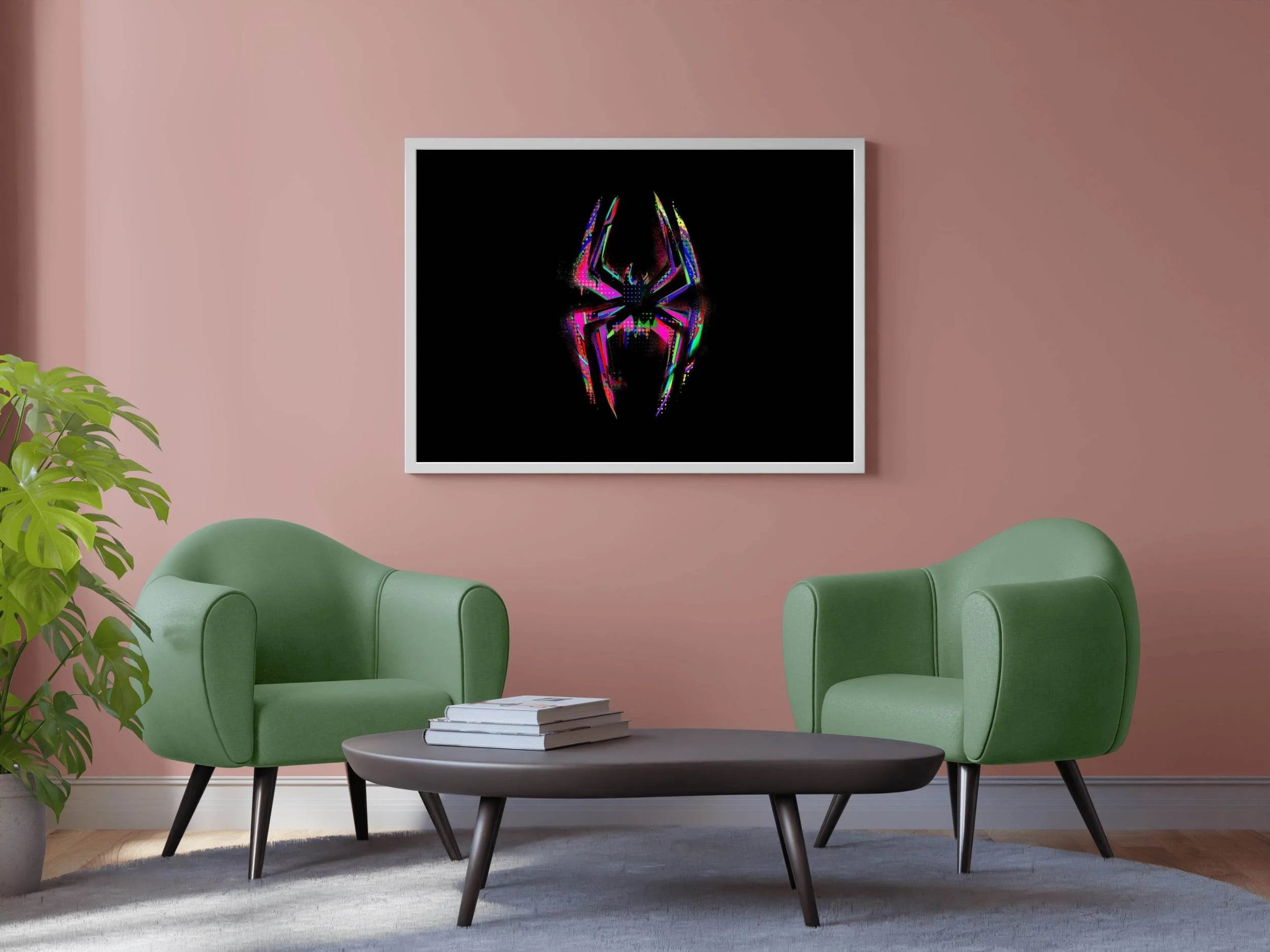 Spider-Man Glitch Logo Wall Art - beink online art store