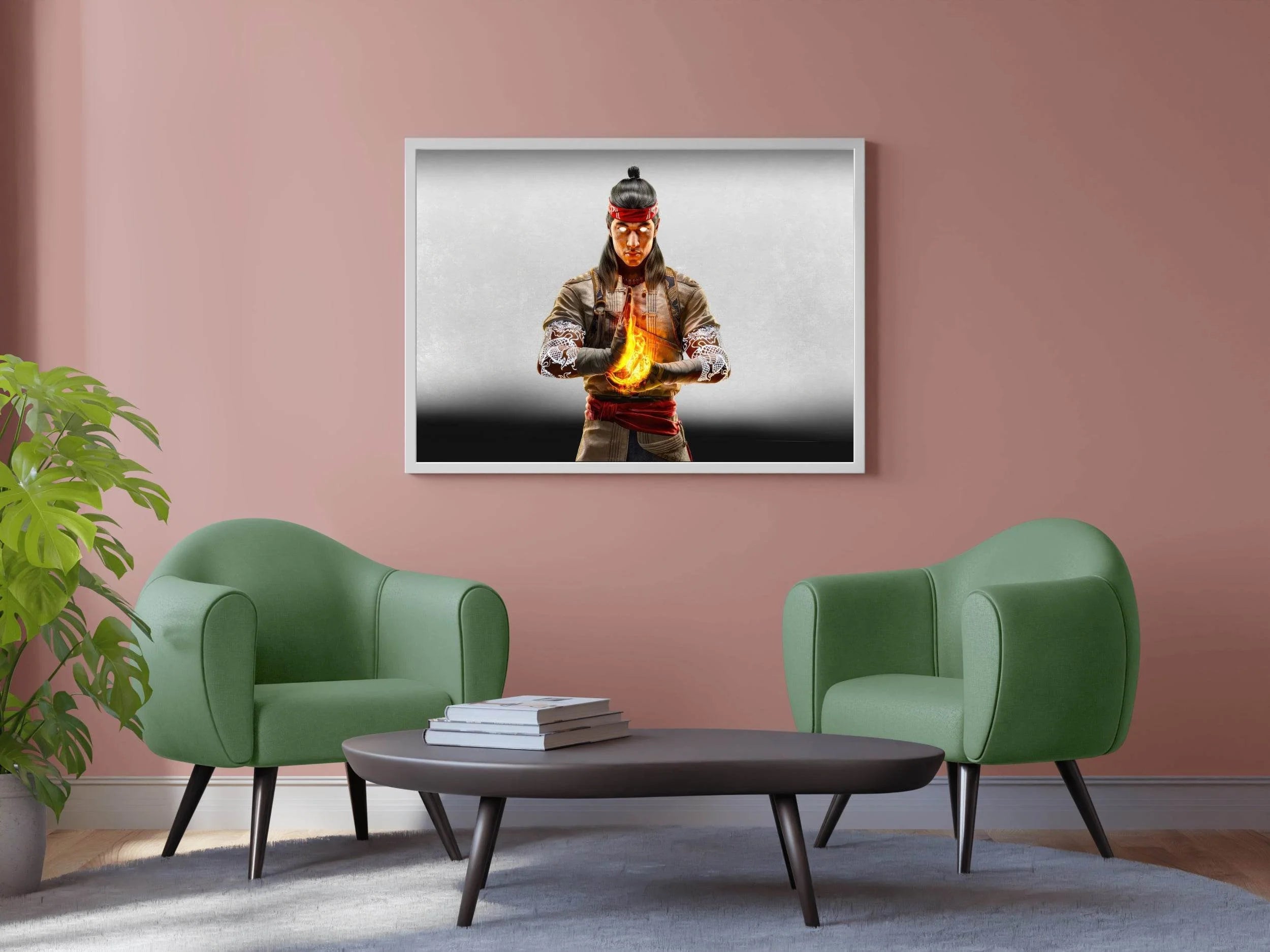 Mortal Kombat Liu Kang Gaming Wall Art - beink online art store