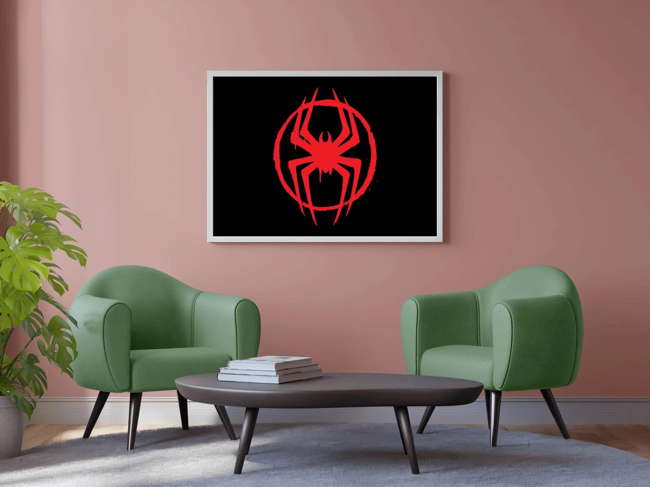 spider man Miles Morales Logo Wall Art - beink online art store