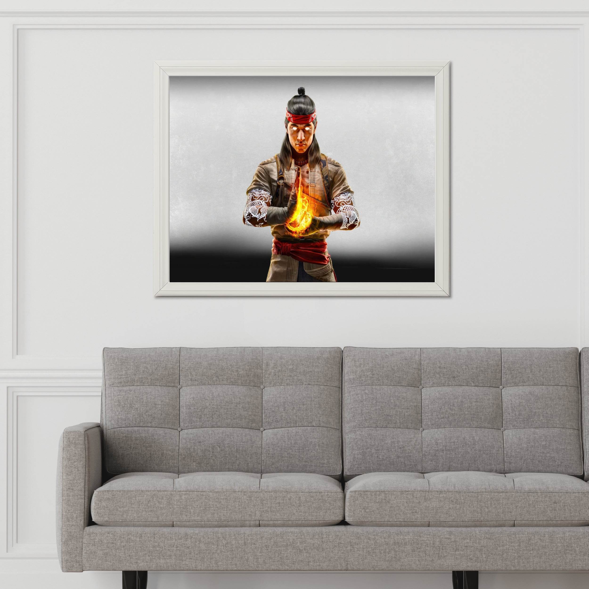 Mortal Kombat Liu Kang Gaming Wall Art - beink online art store