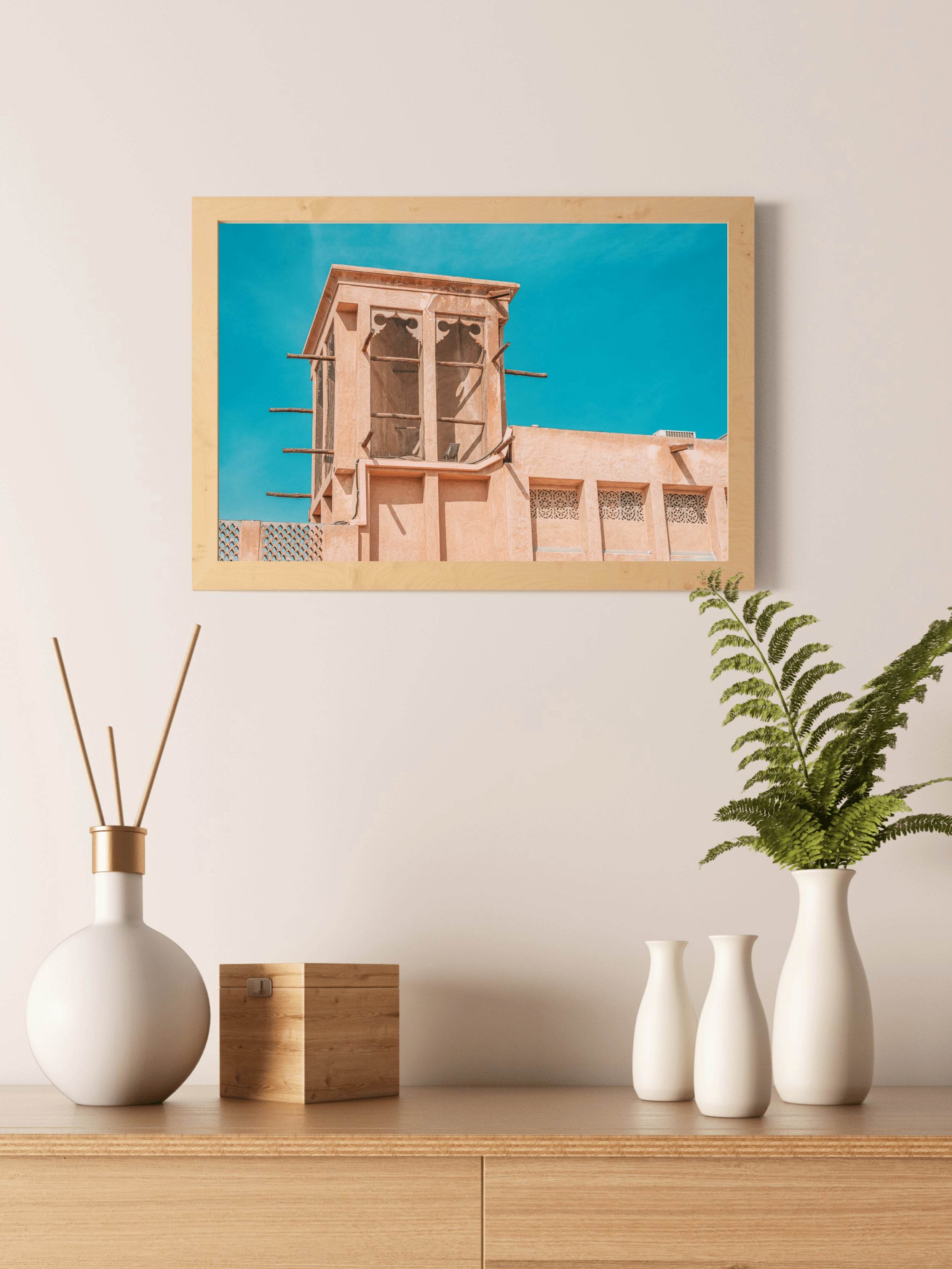 Desert Wind Tower Wall Art - beink online art store
