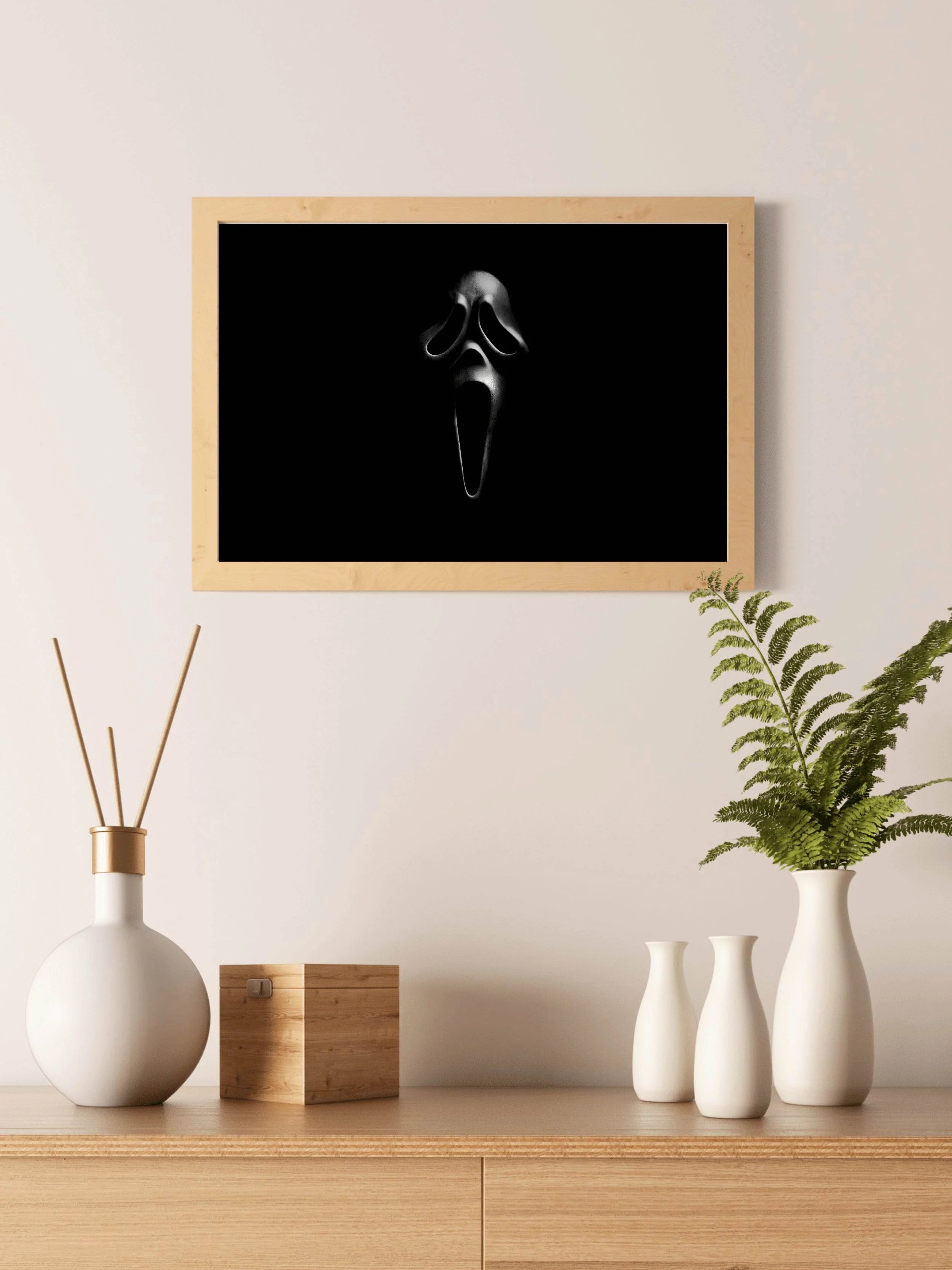 Ghostface scream Wall Art - beink online art store