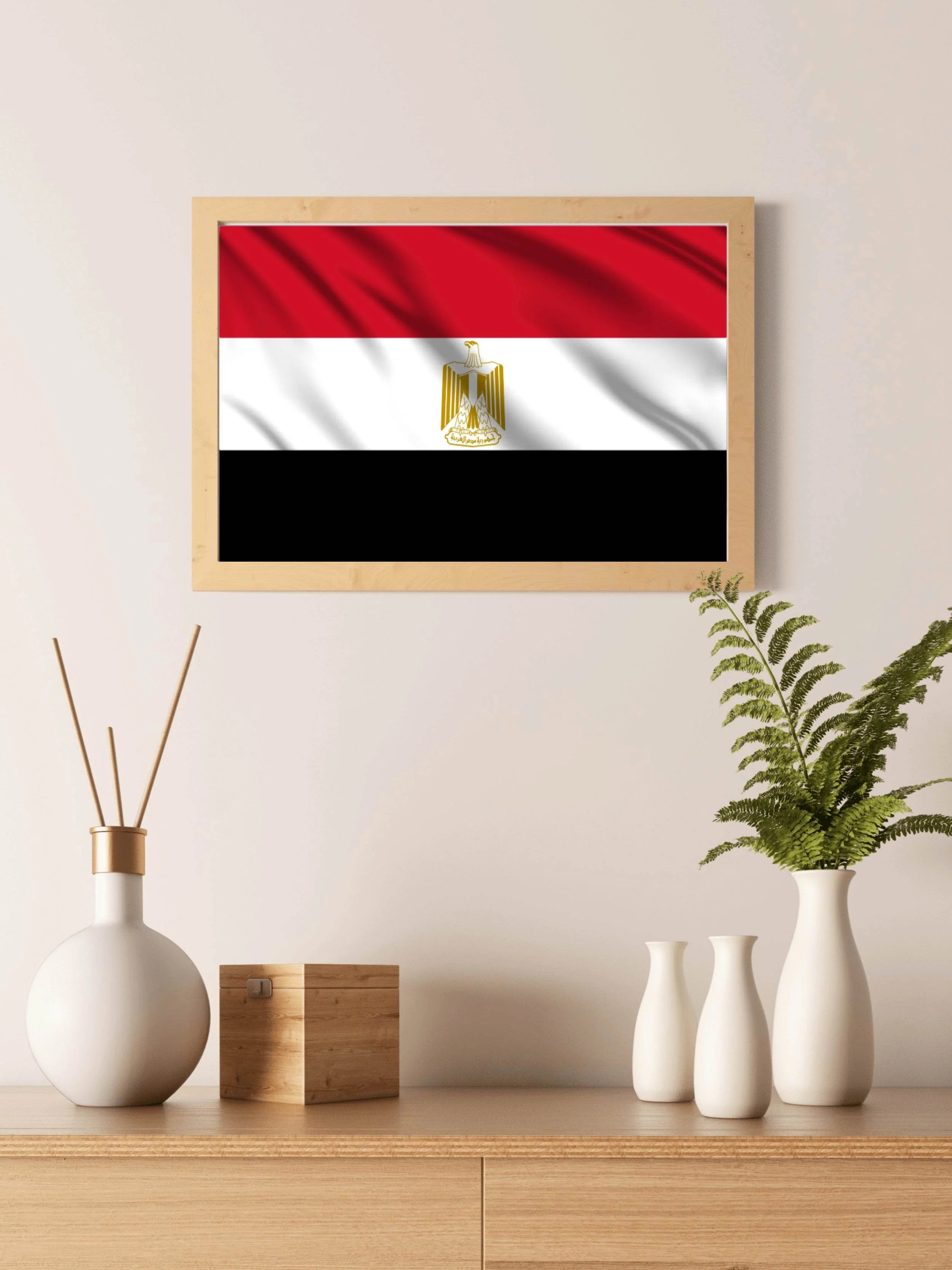 Egypt National Flag Wall Art - beink online art store
