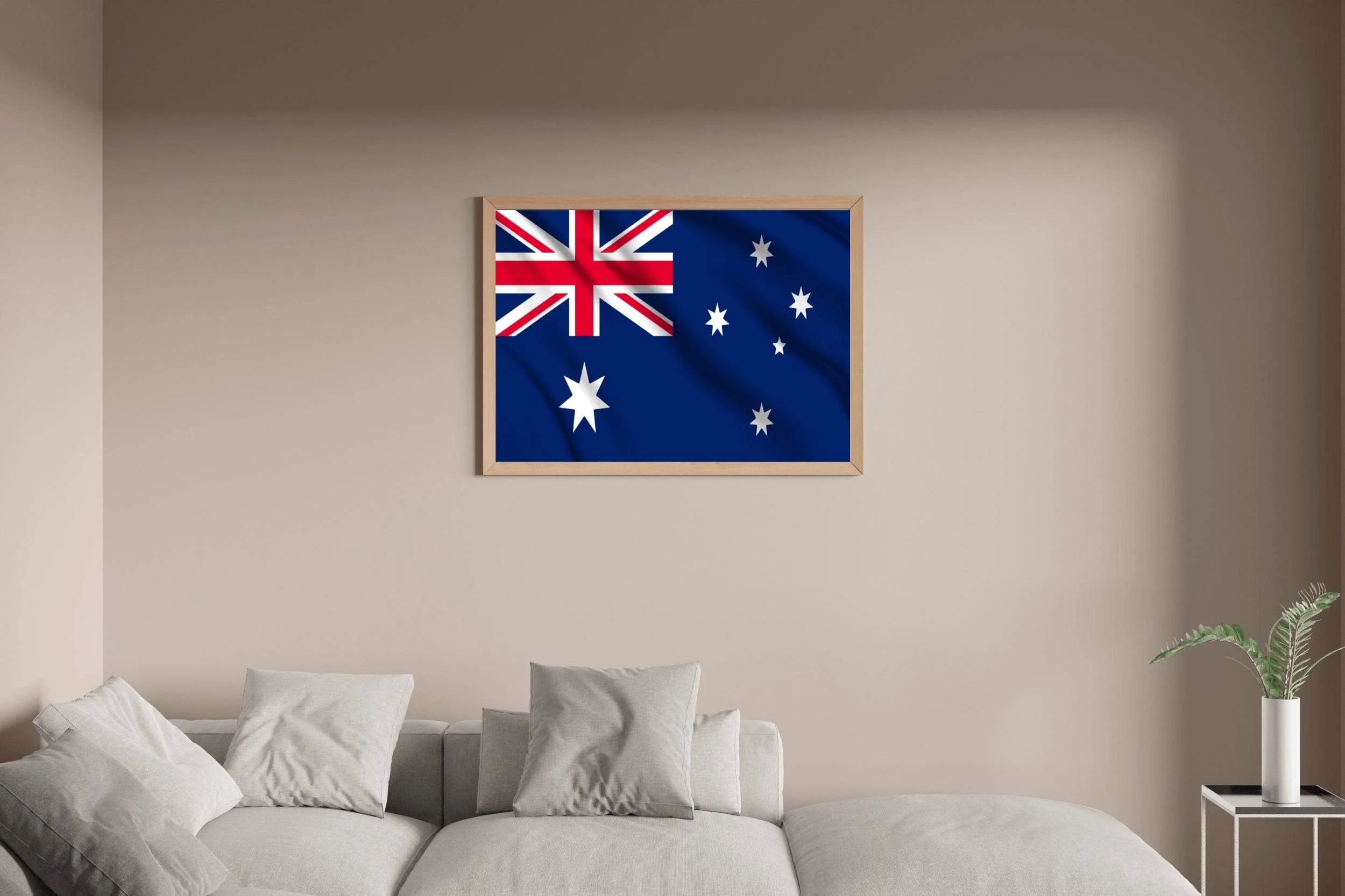 Australia National Flag Wall Art - beink online art store
