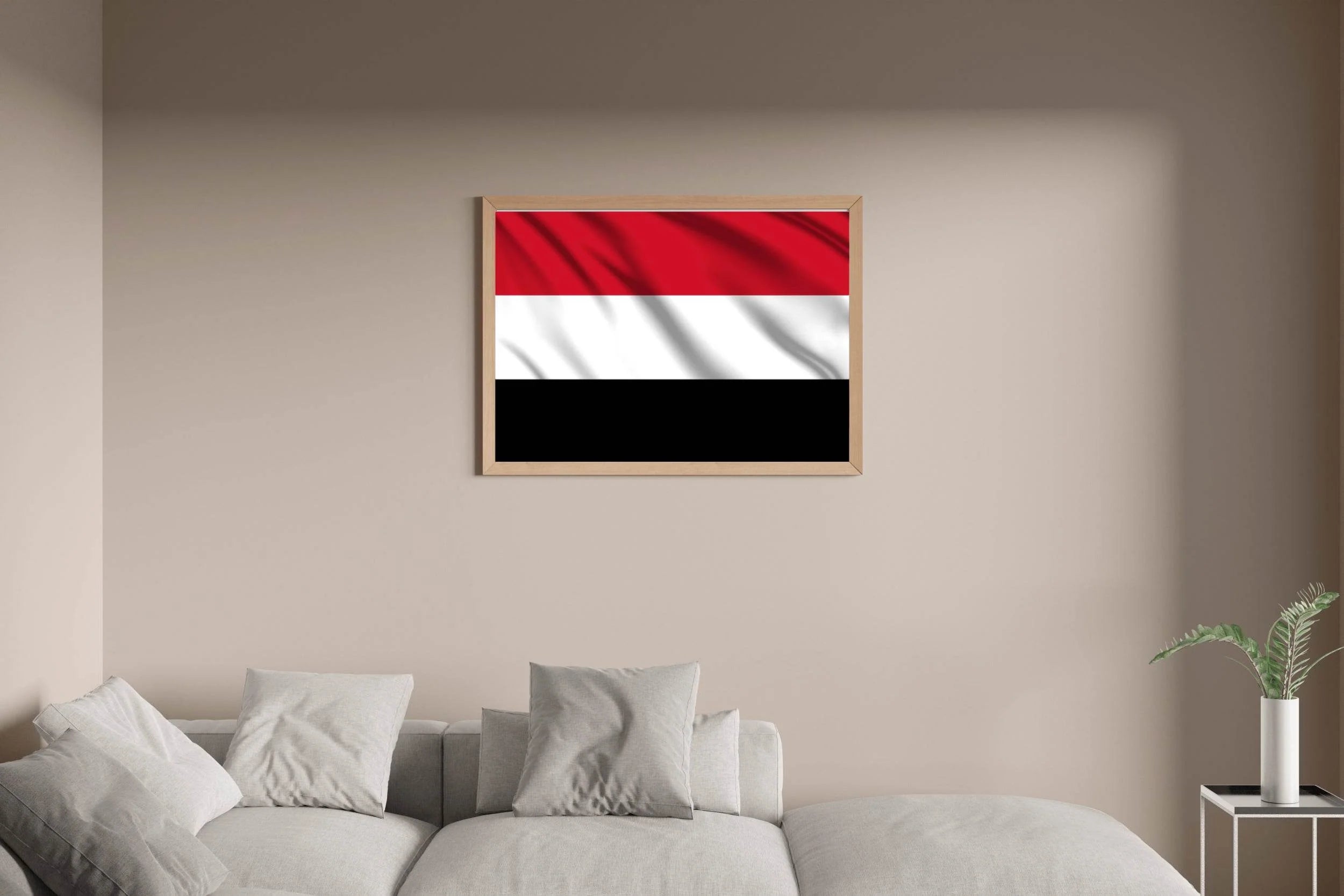 Yemen National Flag Wall Art - beink online art store