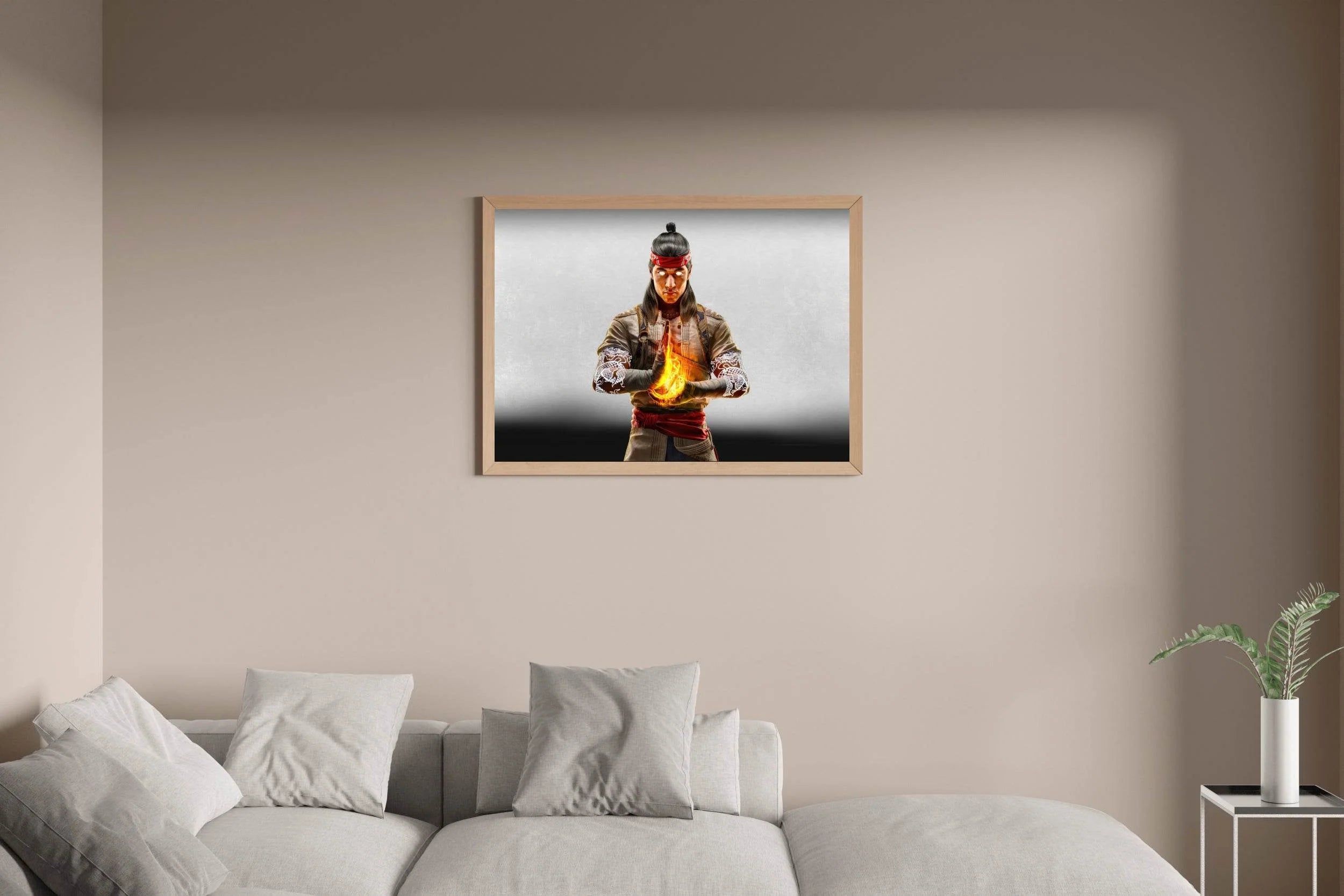 Mortal Kombat Liu Kang Gaming Wall Art - beink online art store