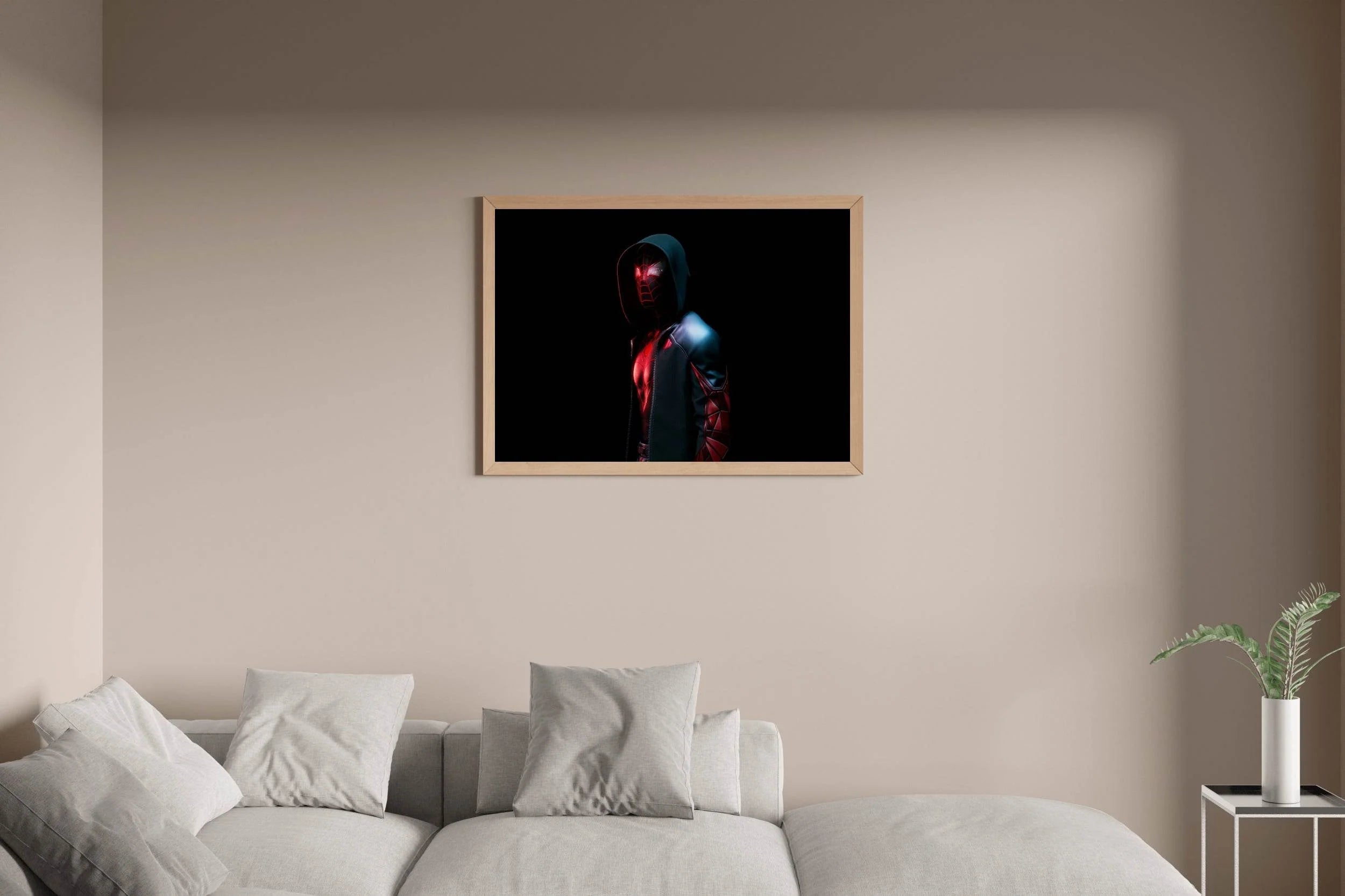 Miles Morales Black Spider Man Gaming Wall Art - beink online art store