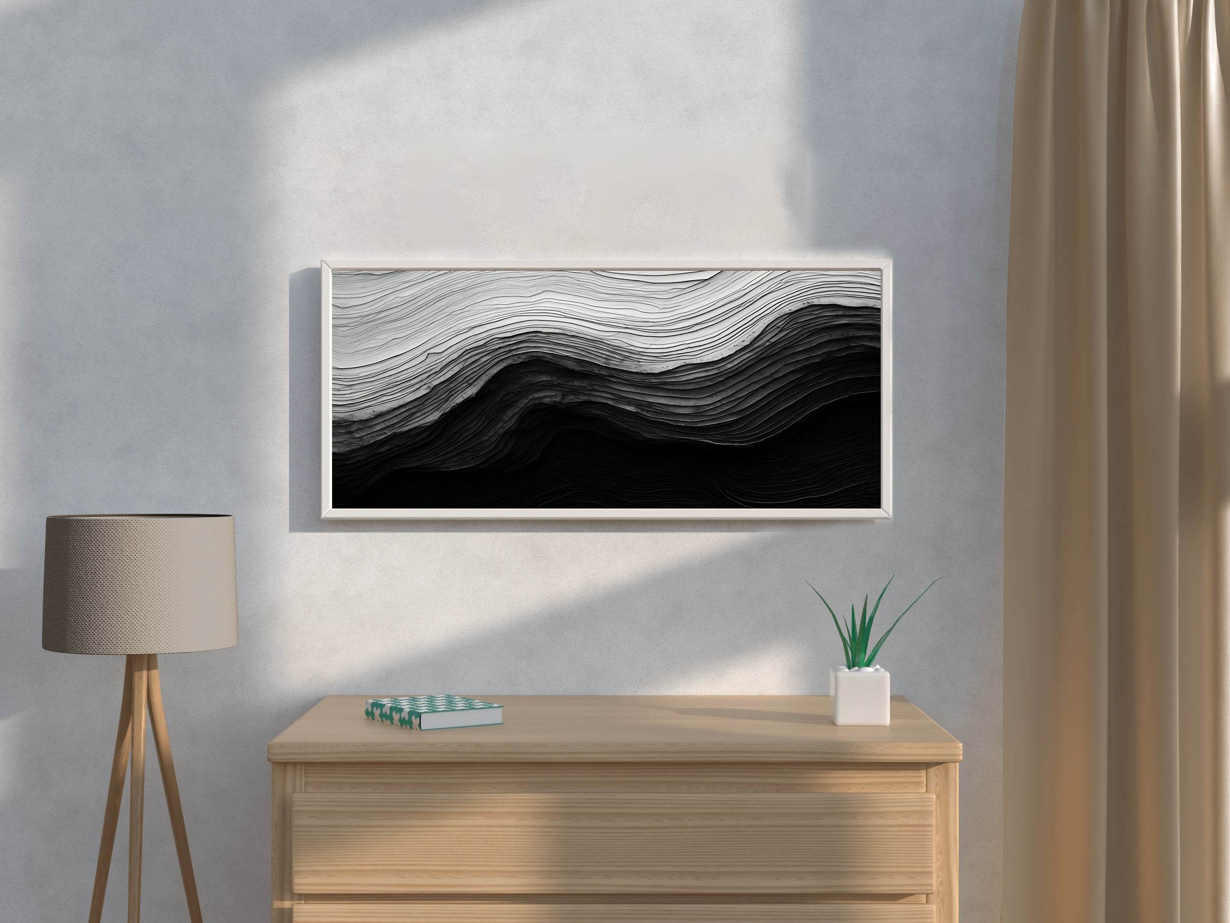 Rock Shadow Abstract Wall Art - beink online art store