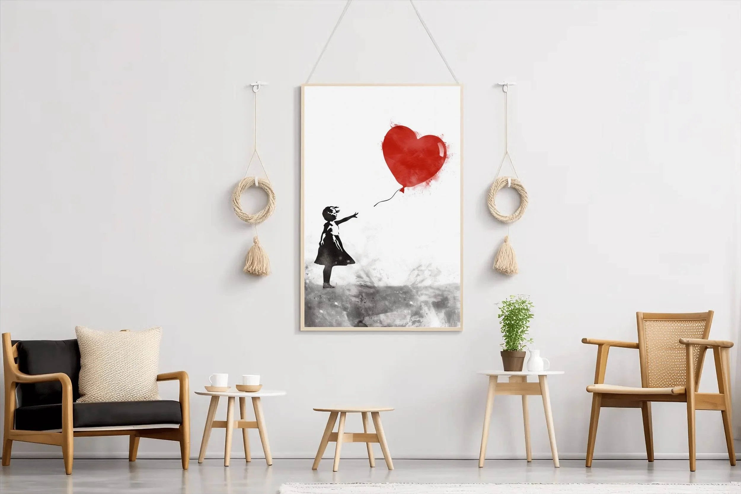 Balloon Girl Wall Art - beink online art store