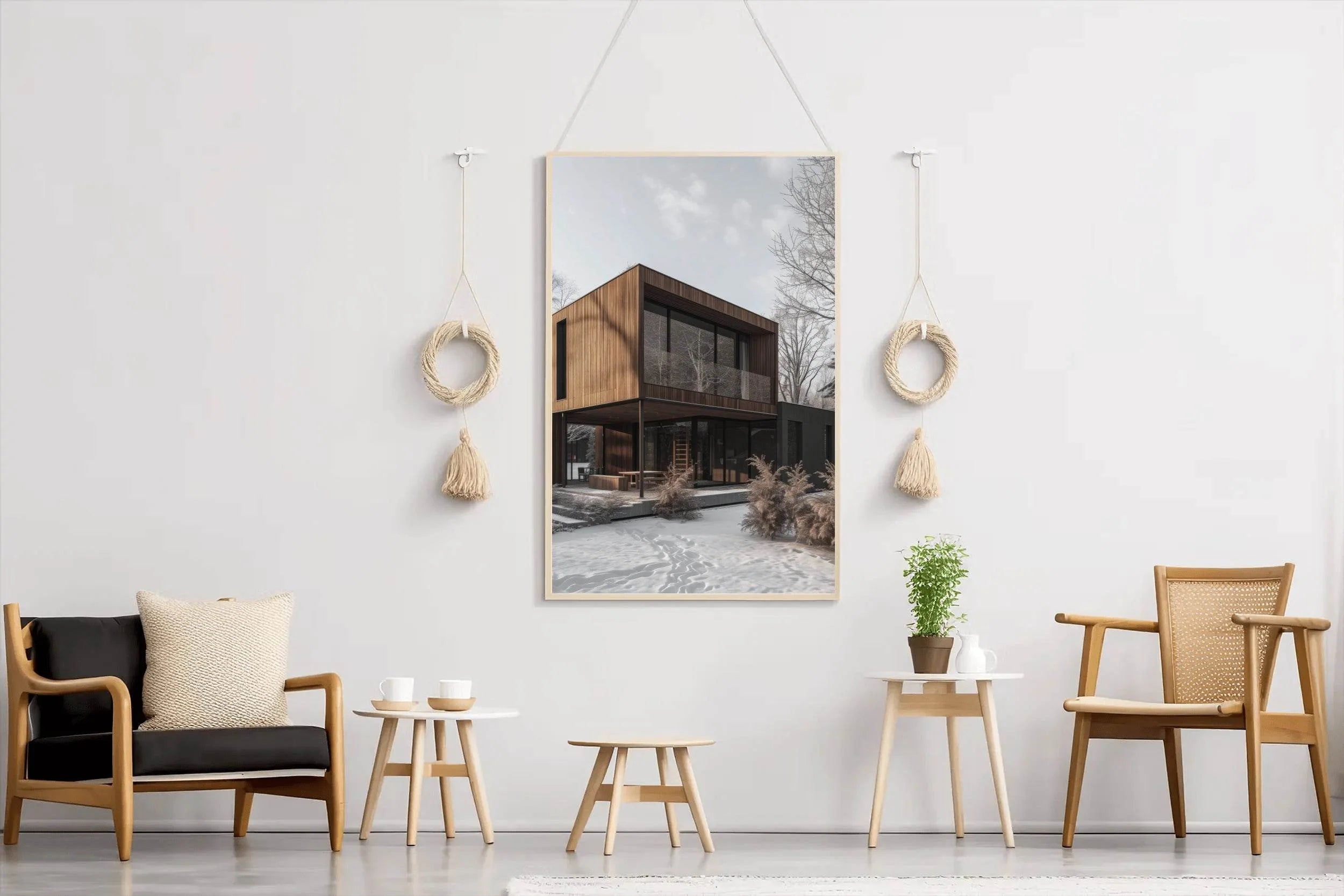 Farnsworth House Wall Art - beink online art store