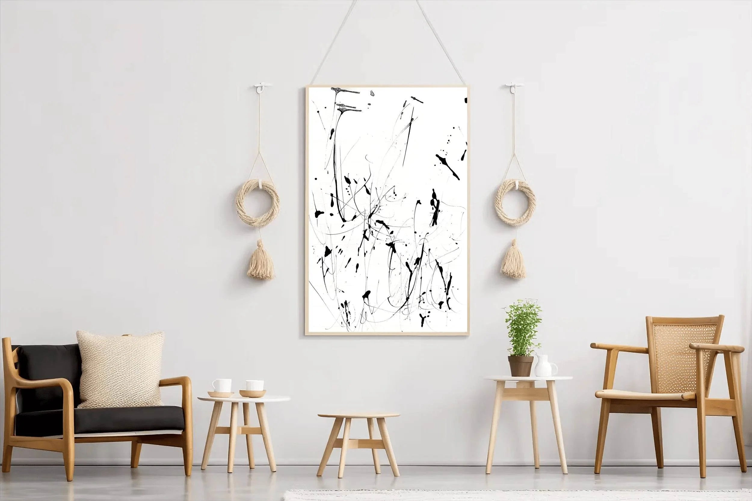 Abstract Ink Splatter Wall Art - beink online art store