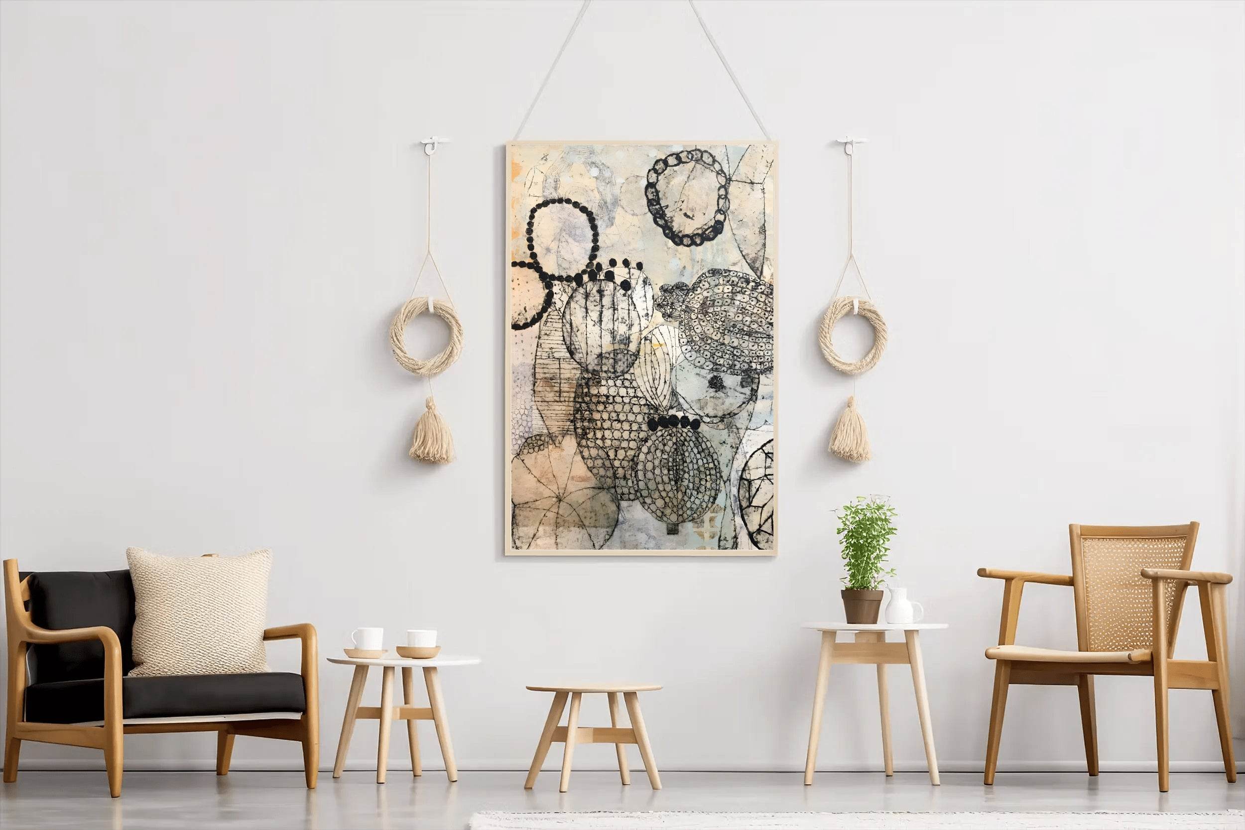 Seeds and Beads Wall Art - beink online art store