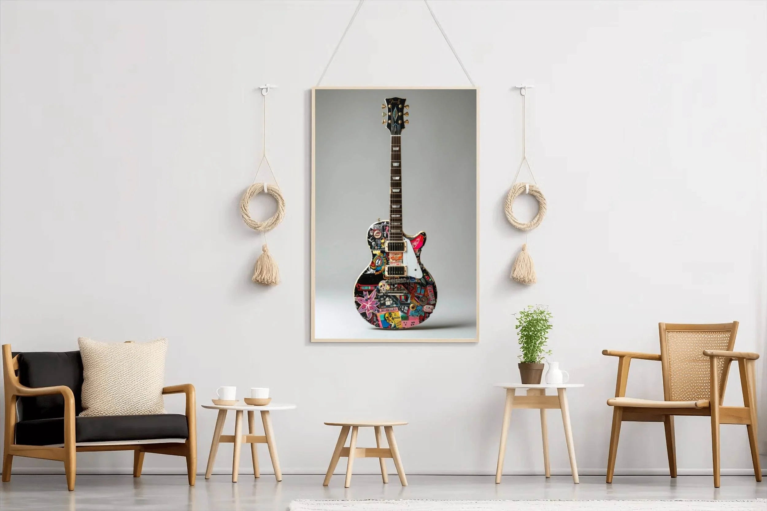 JSA Model Electric Guitar Wall Art - beink online art store