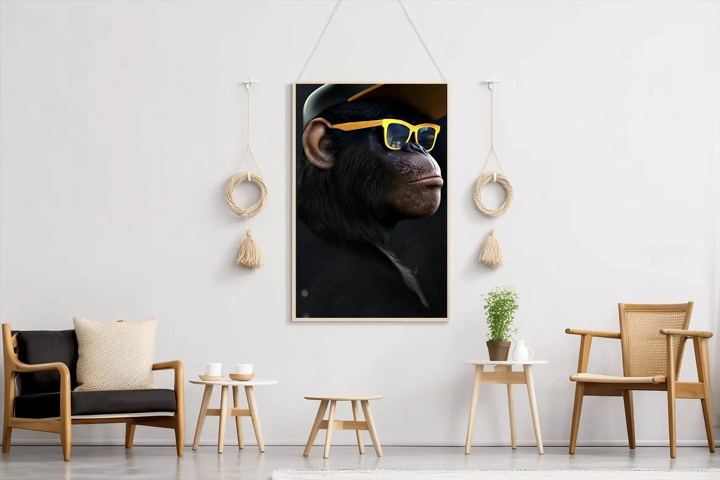 Gorilla With Sunglasses Wall Art - beink online art store
