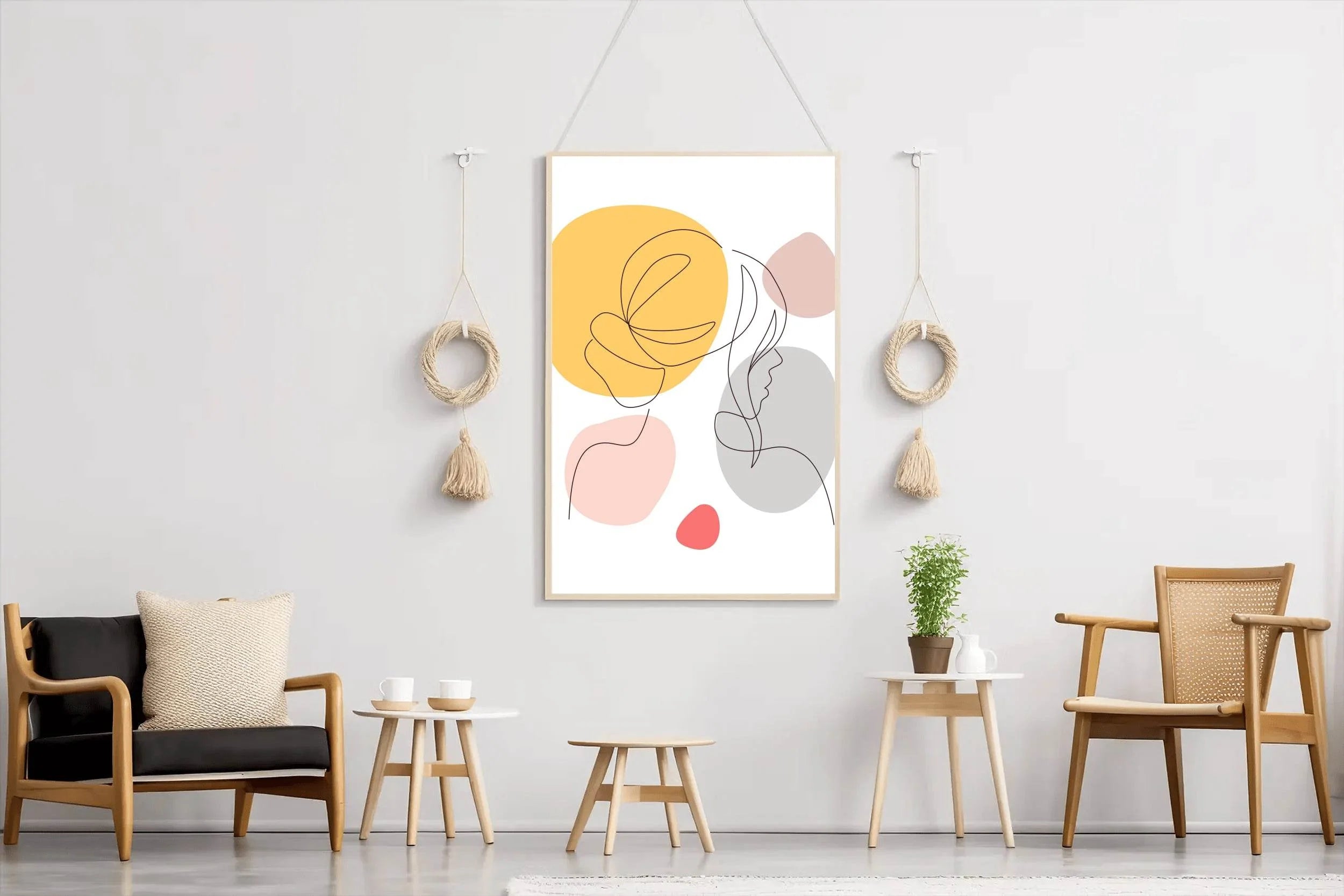 Minimal Female Design Wall Art - beink online art store