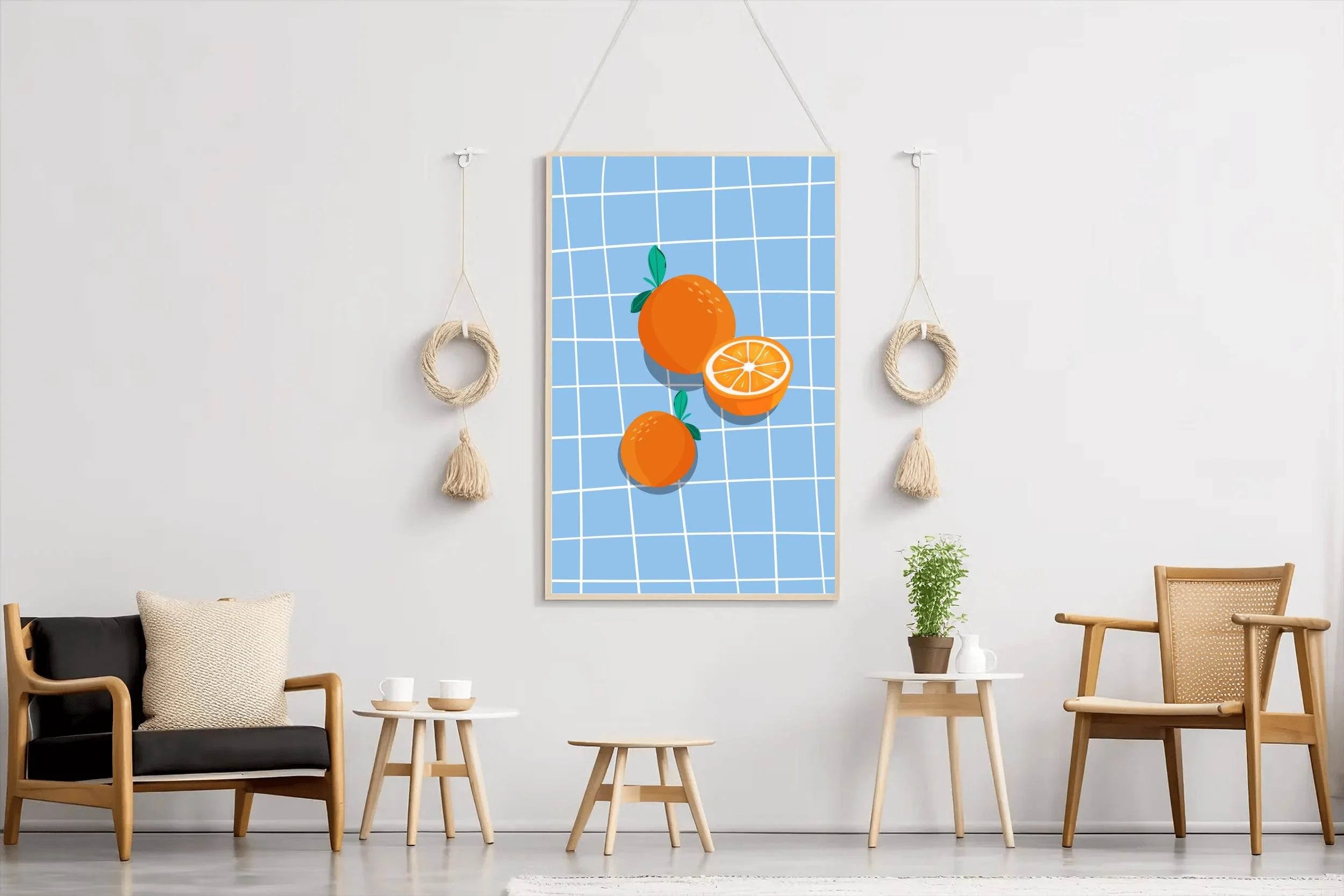 Orange Fruit Painting Wall Art - beink online art store