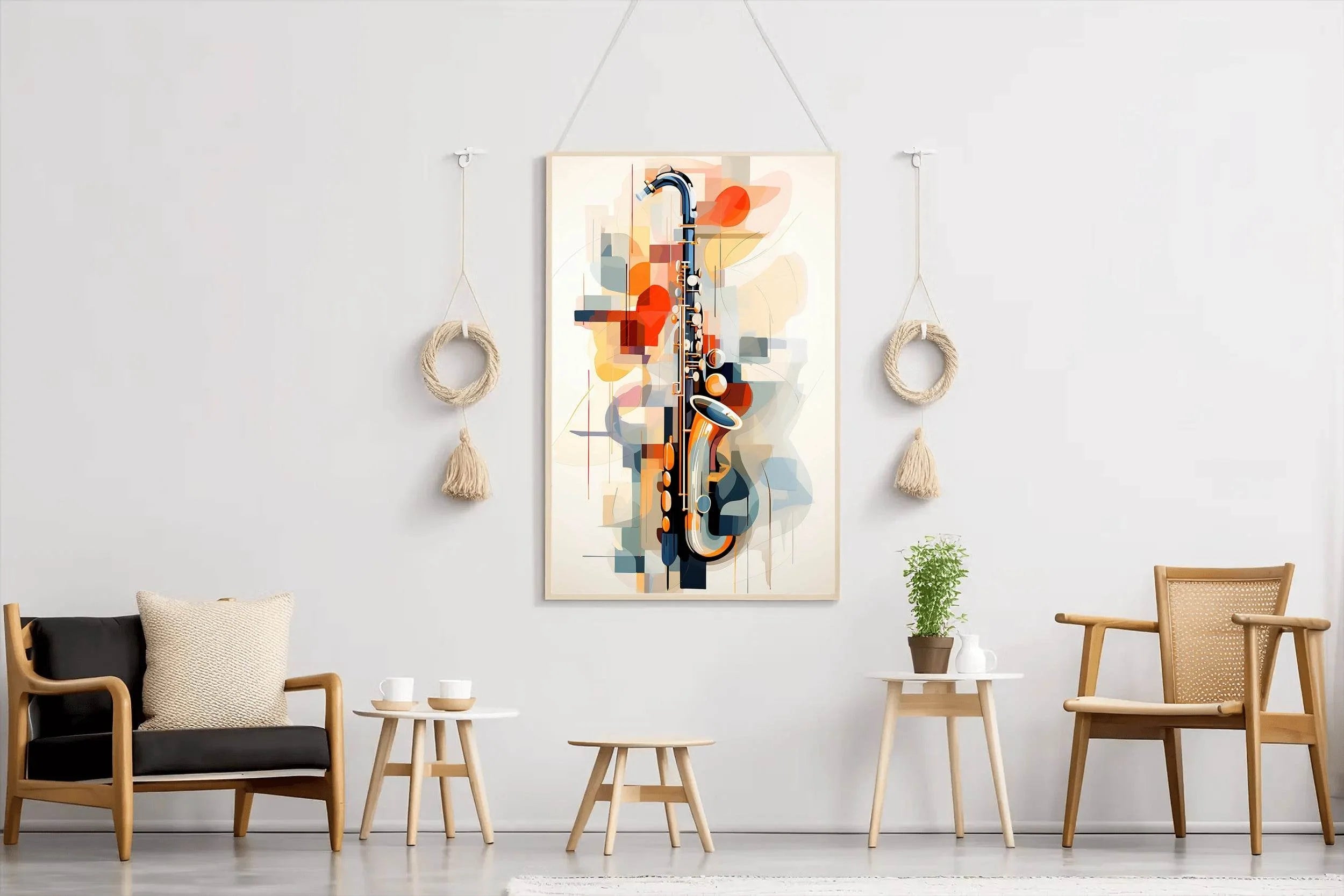 Violin Watercolor Painting Wall Art - beink online art store