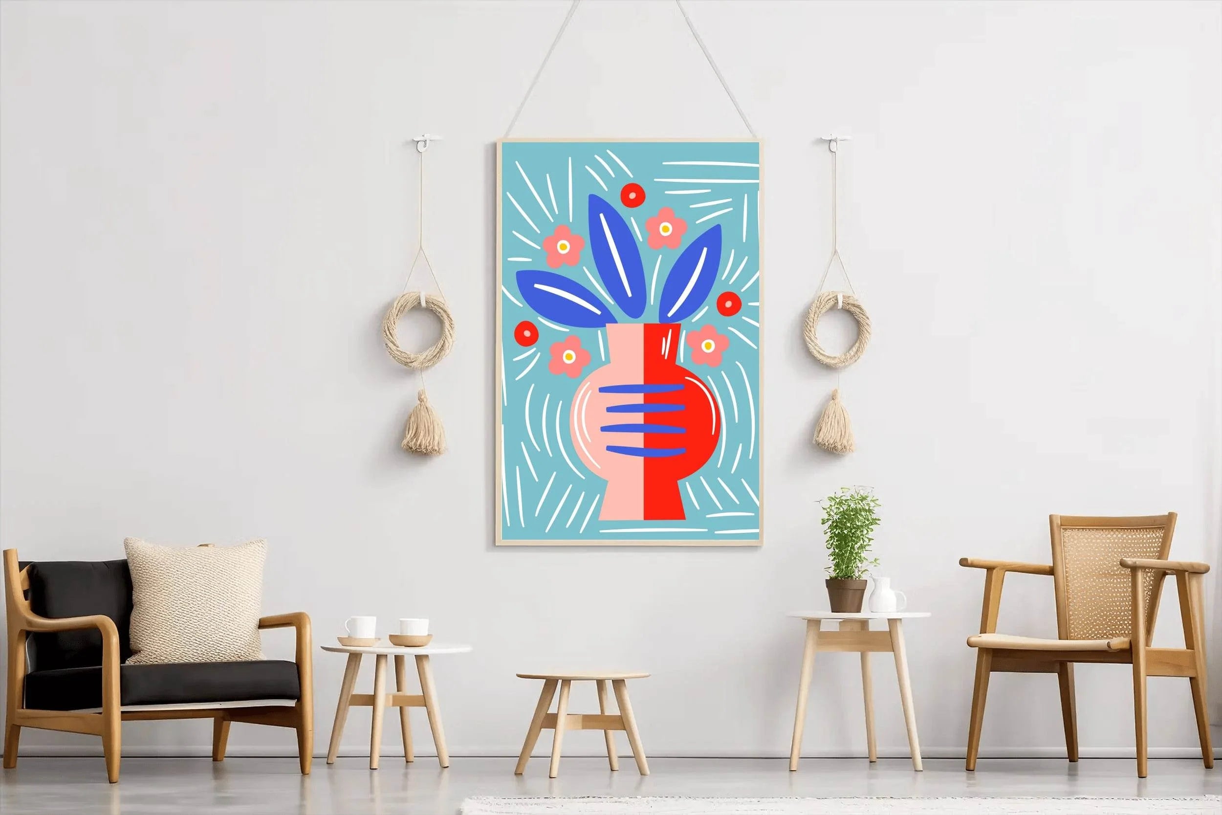 Painting a Long Vase Art - beink online art store