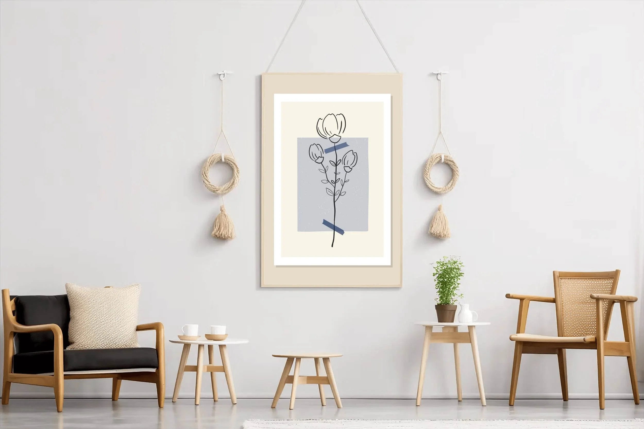 Painted Roses Wall Art - beink online art store